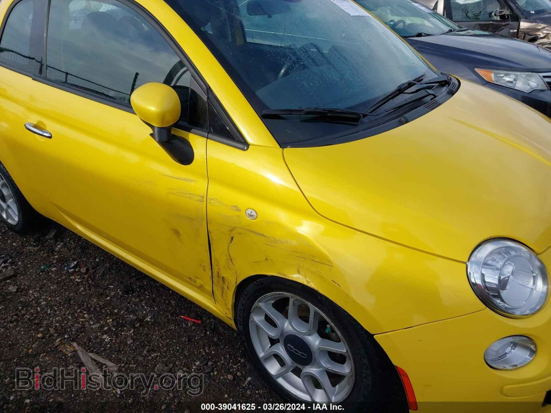 2015 FIAT 500 - VIN: 3C3CFFAR3FT696140 - Фото 6