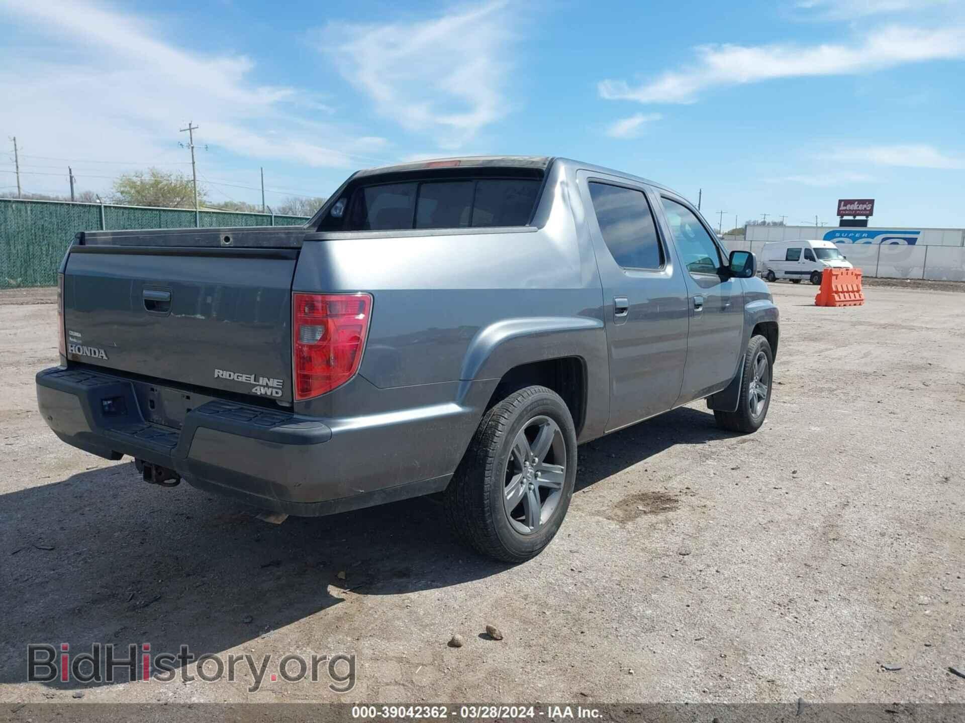 2011 HONDA RIDGELINE - VIN: 5FPYK1F51BB453027 - Фото 4