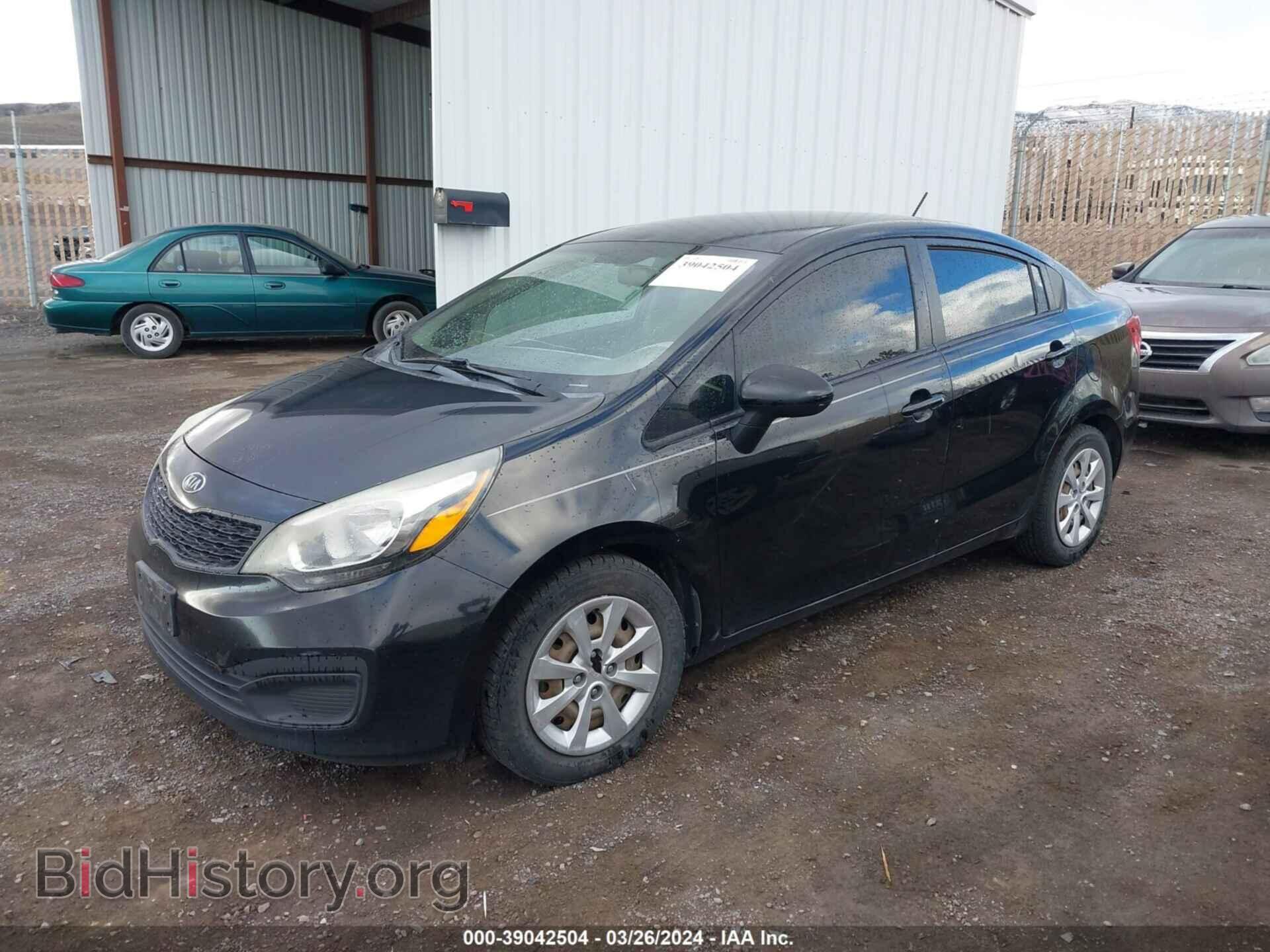 2013 KIA RIO - VIN: KNADM4A38D6102622 - Фото 2