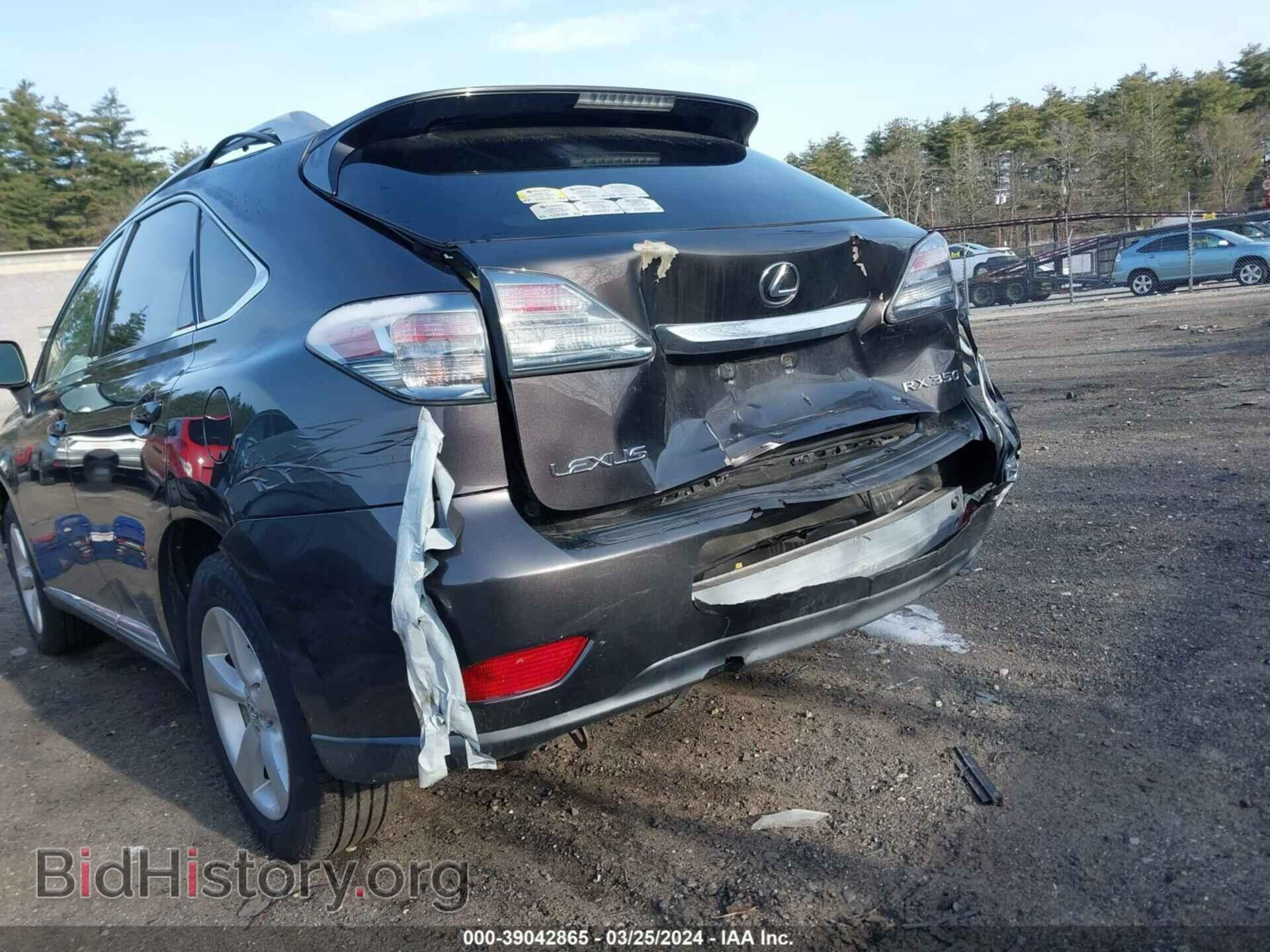 2010 LEXUS RX 350 - VIN: 2T2BK1BA1AC016015 - Фото 6
