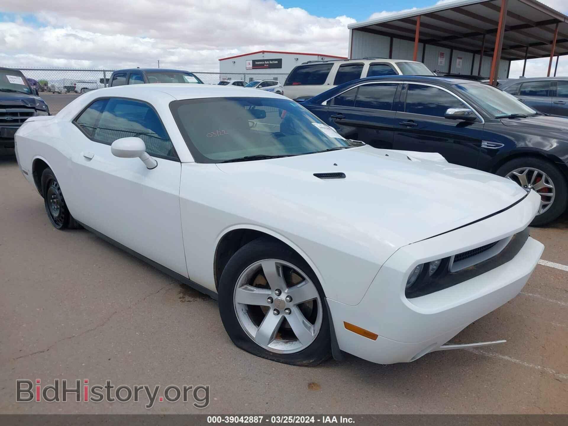 Photo 2C3CDYAGXCH291400 - DODGE CHALLENGER 2012