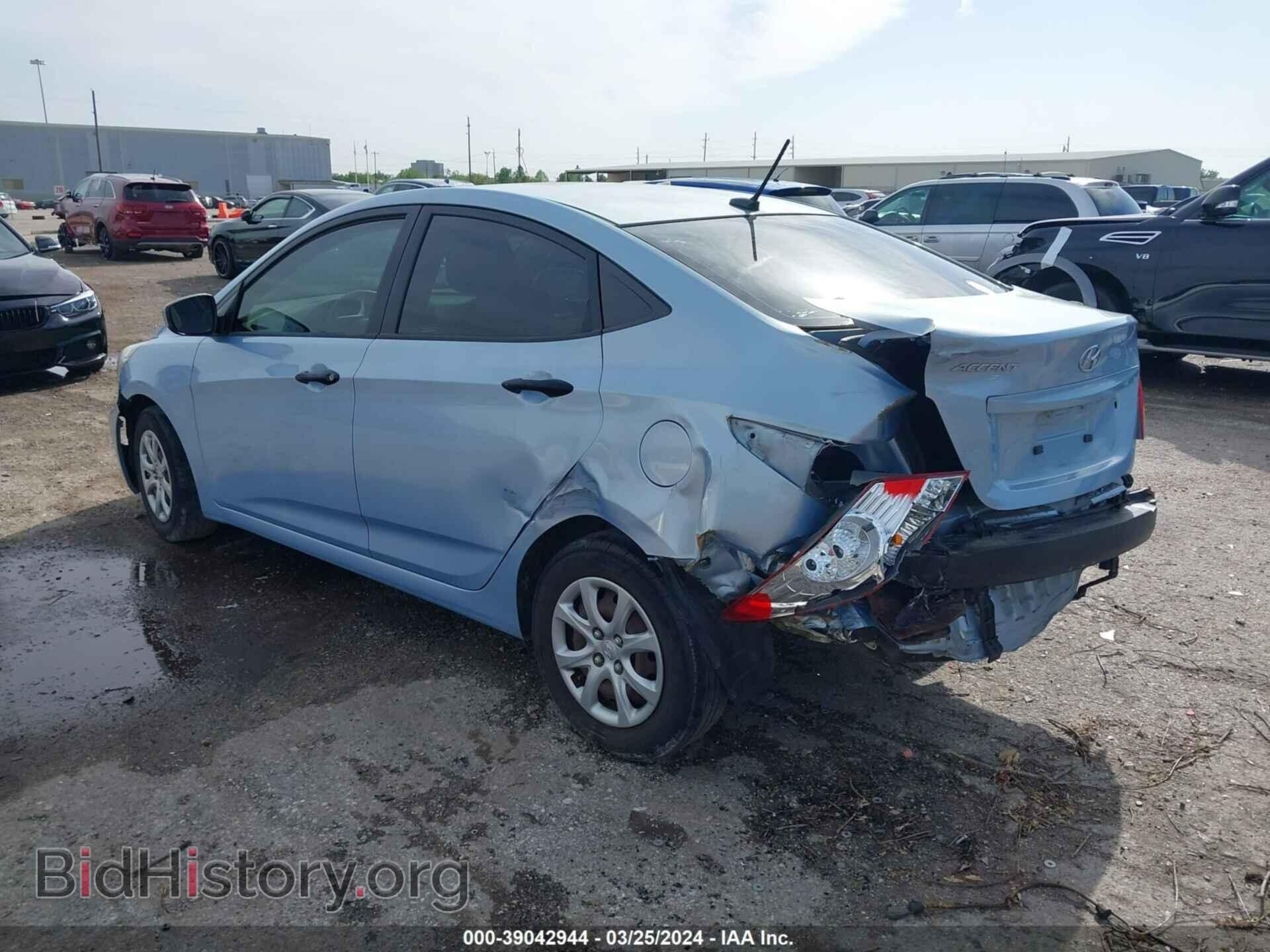 2012 HYUNDAI ACCENT - VIN: KMHCT4AE1CU050856 - Фото 3