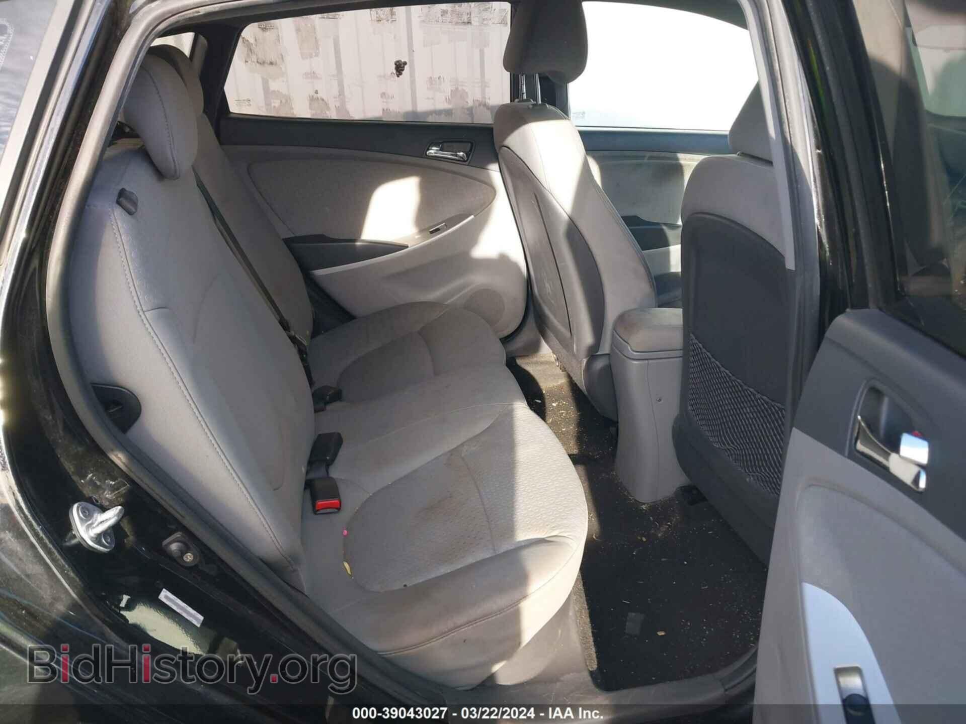 2012 HYUNDAI ACCENT - VIN: KMHCU5AE0CU006382 - Фото 8