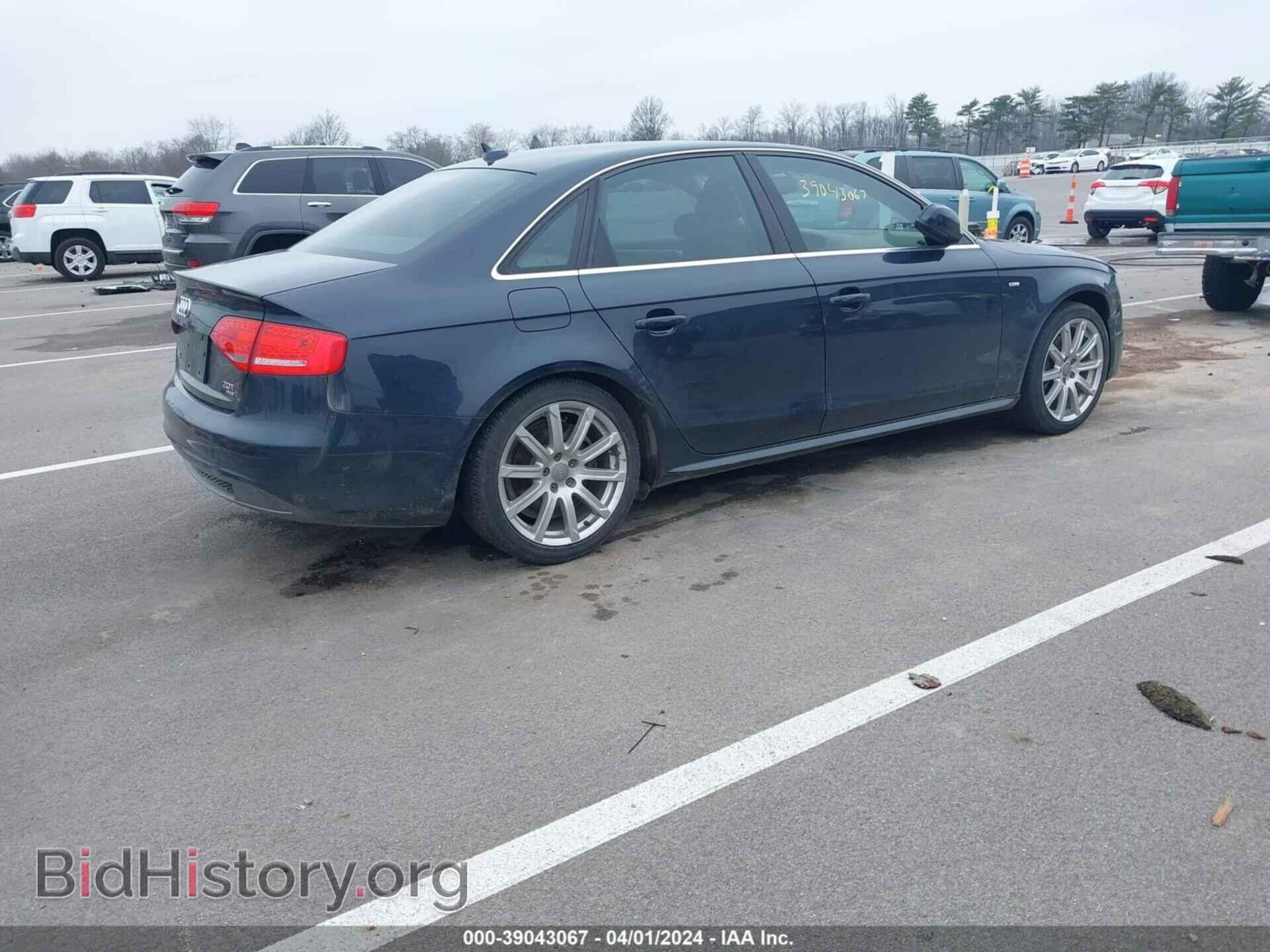 2012 AUDI A4 - VIN: WAUFFAFL8CA118907 - Фото 4
