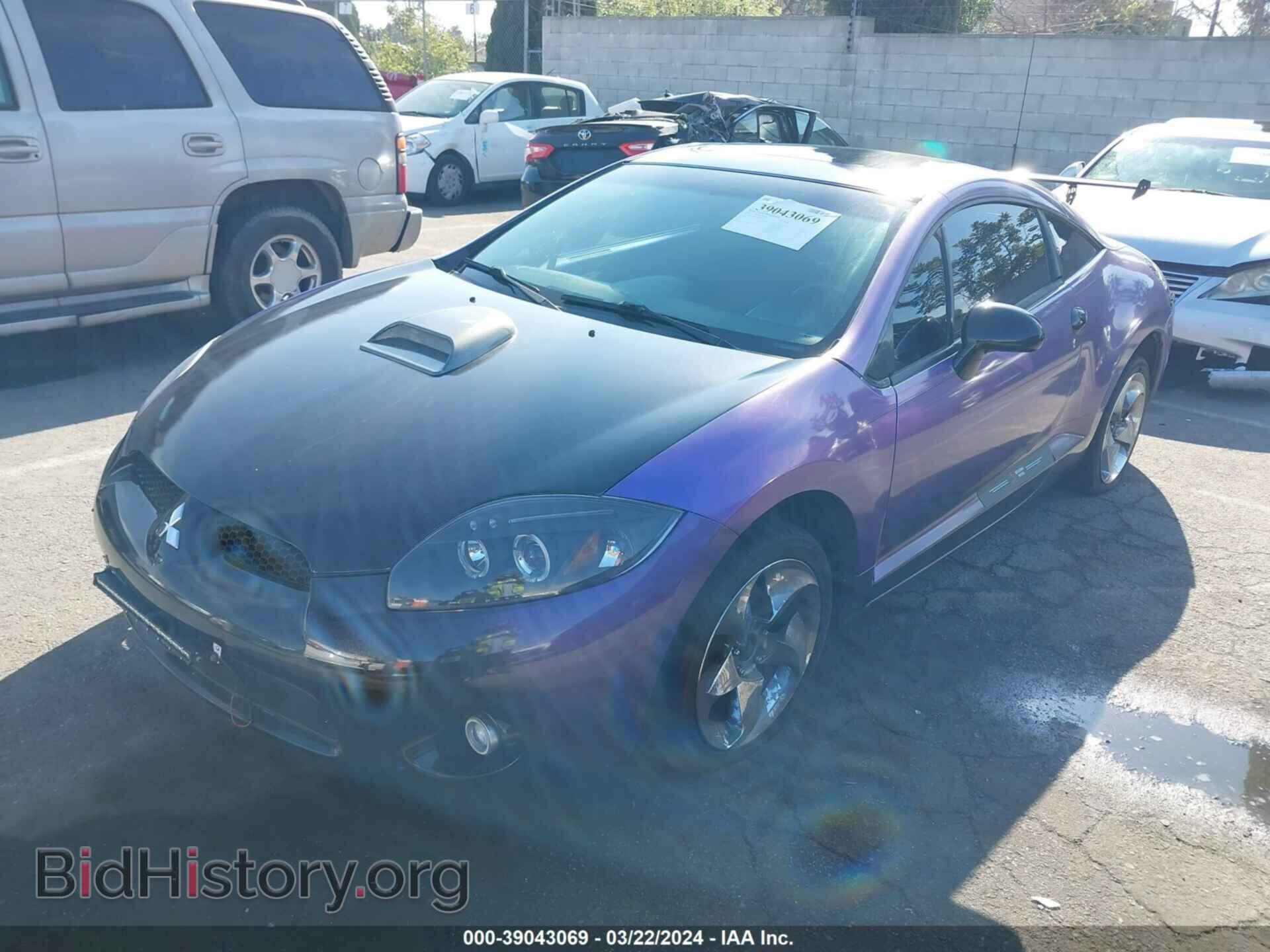 2006 MITSUBISHI ECLIPSE - VIN: 4A3AK24FX6E036473 - Фото 2