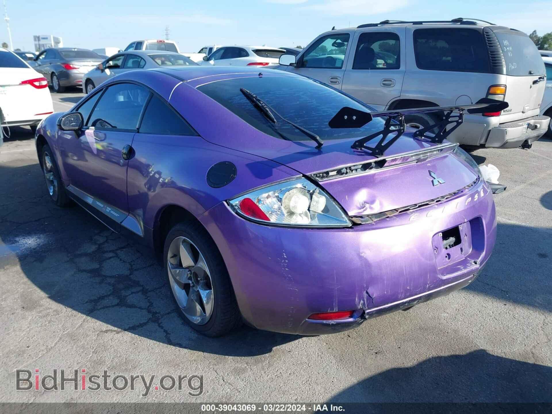 2006 MITSUBISHI ECLIPSE - VIN: 4A3AK24FX6E036473 - Фото 3