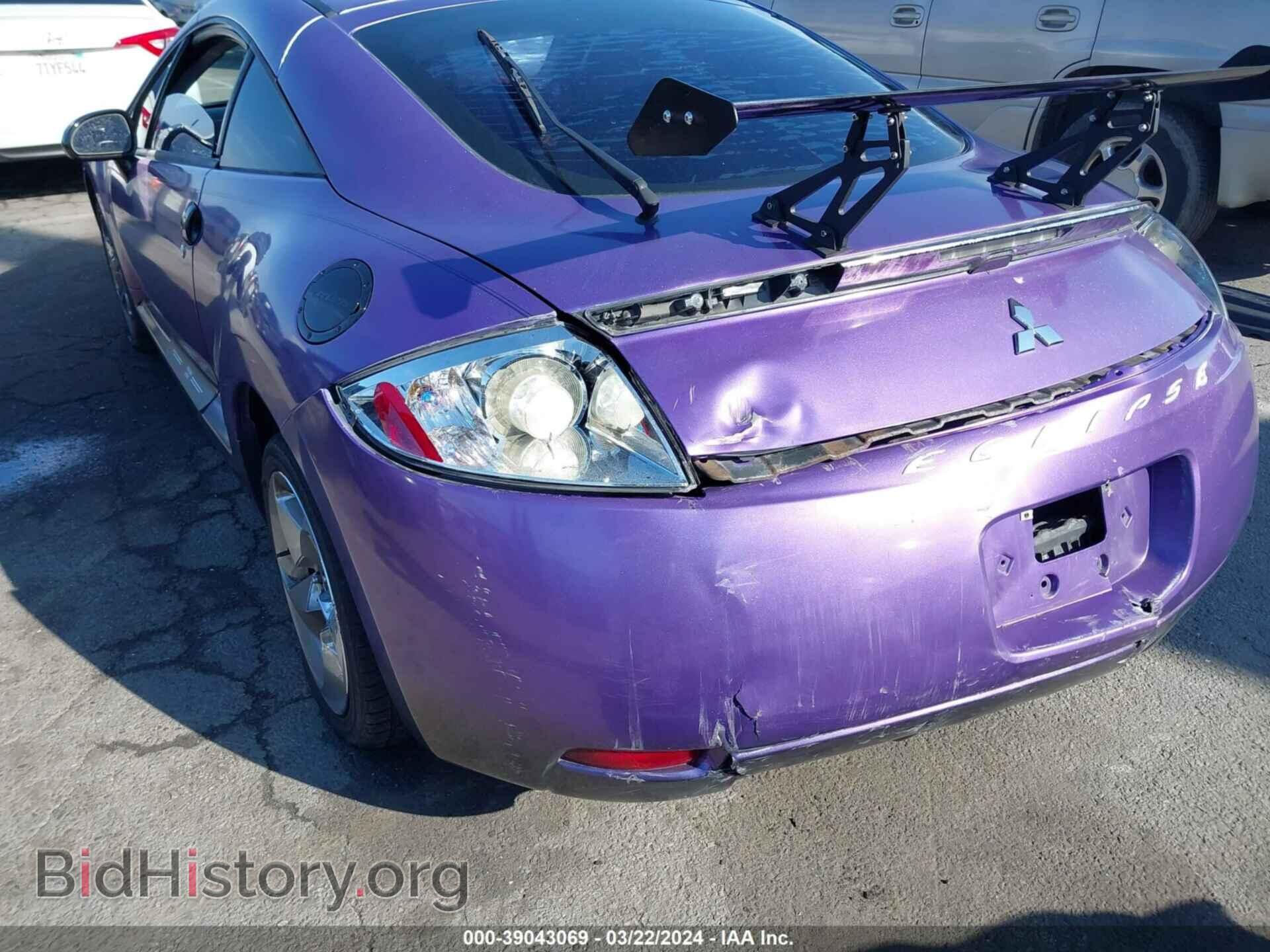 2006 MITSUBISHI ECLIPSE - VIN: 4A3AK24FX6E036473 - Фото 6