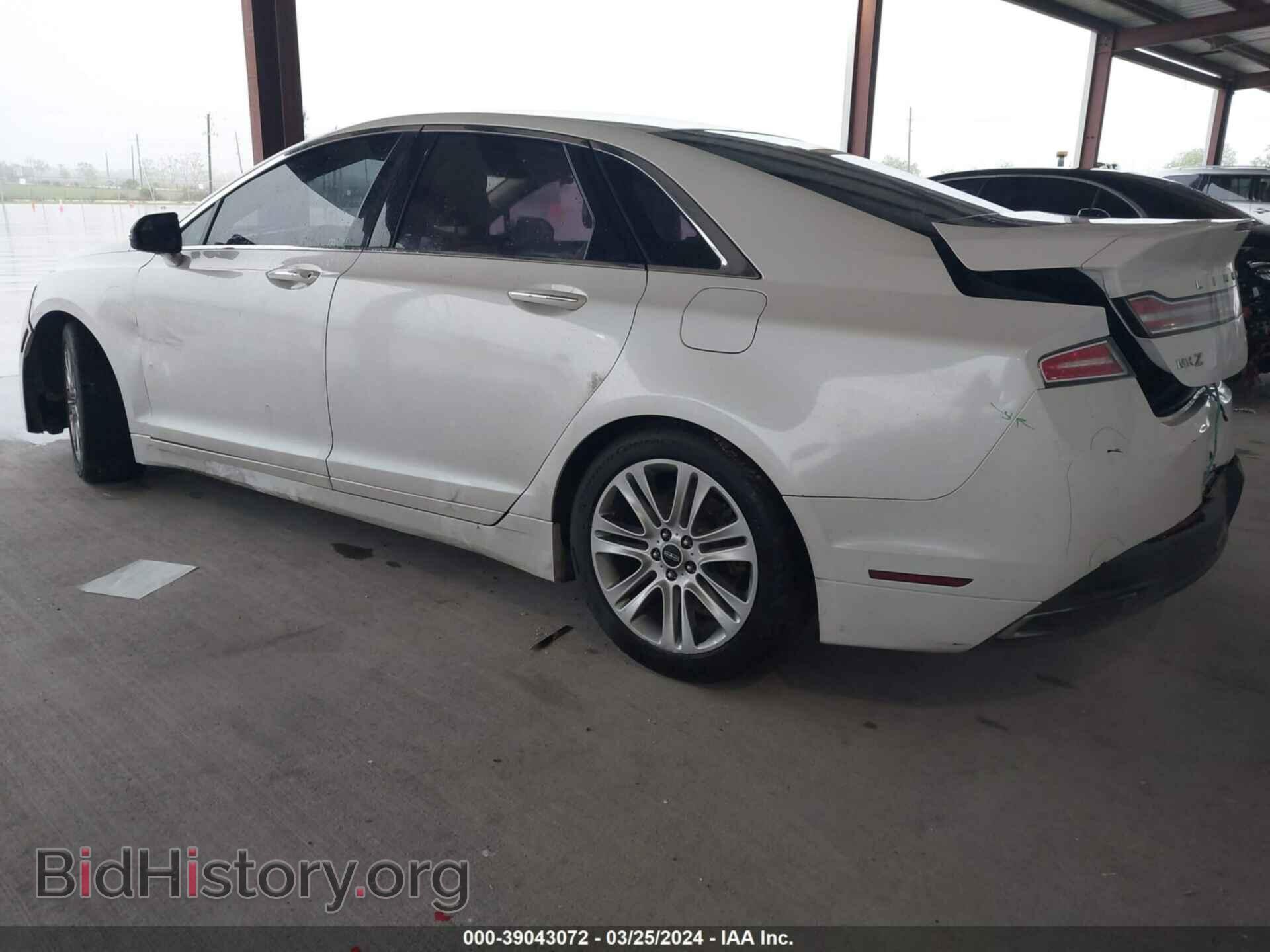 2014 LINCOLN MKZ - VIN: 3LN6L2G96ER823178 - Photo 3