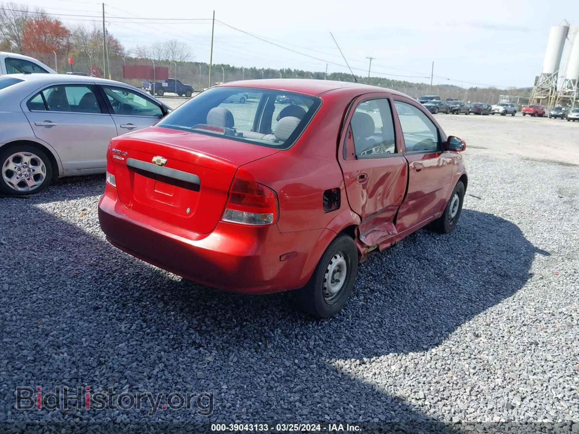 2006 CHEVROLET AVEO - VIN: KL1TD566X6B634477 - Фото 4