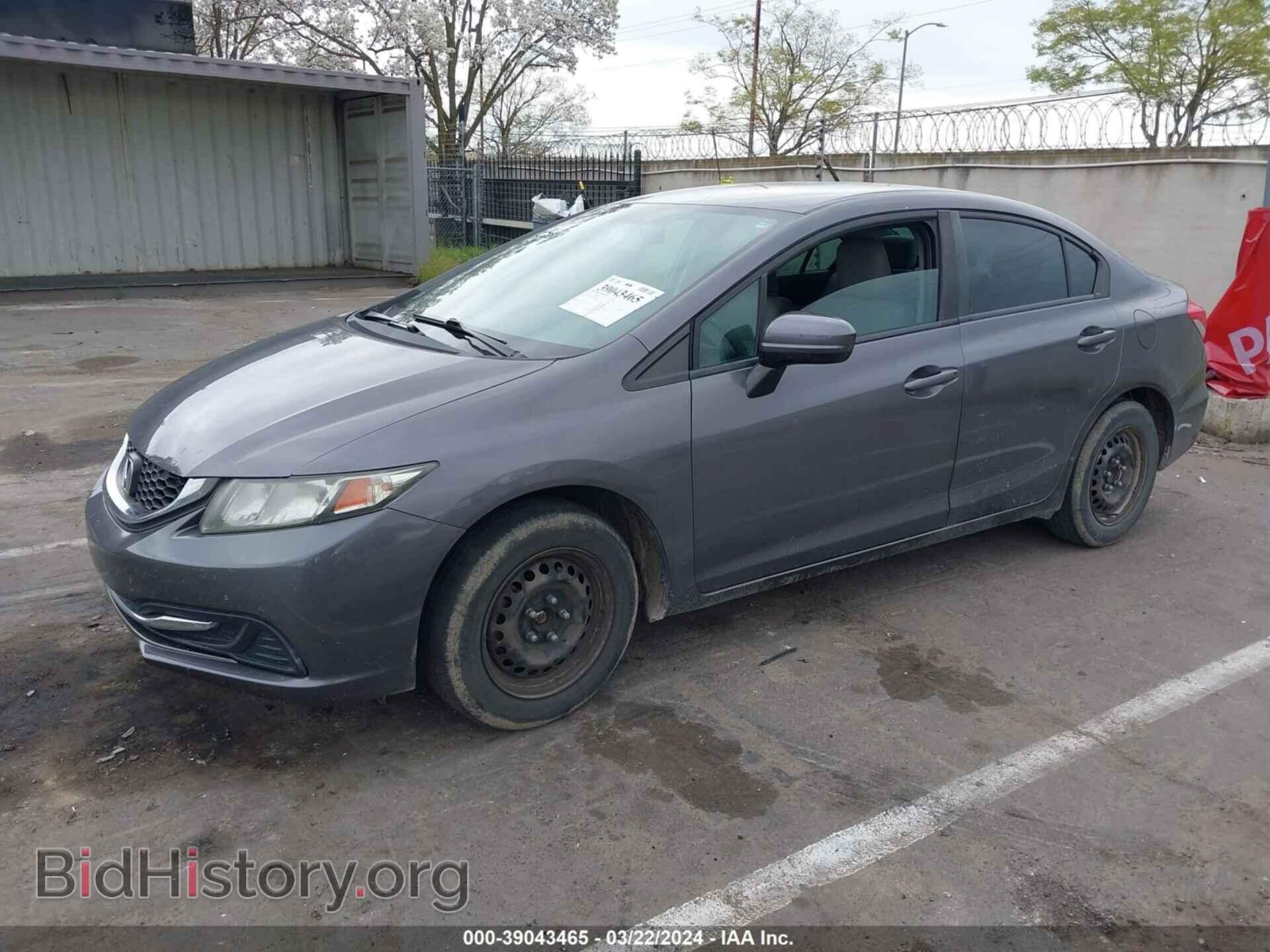 2014 HONDA CIVIC - VIN: 19XFB2F51EE245049 - Фото 2