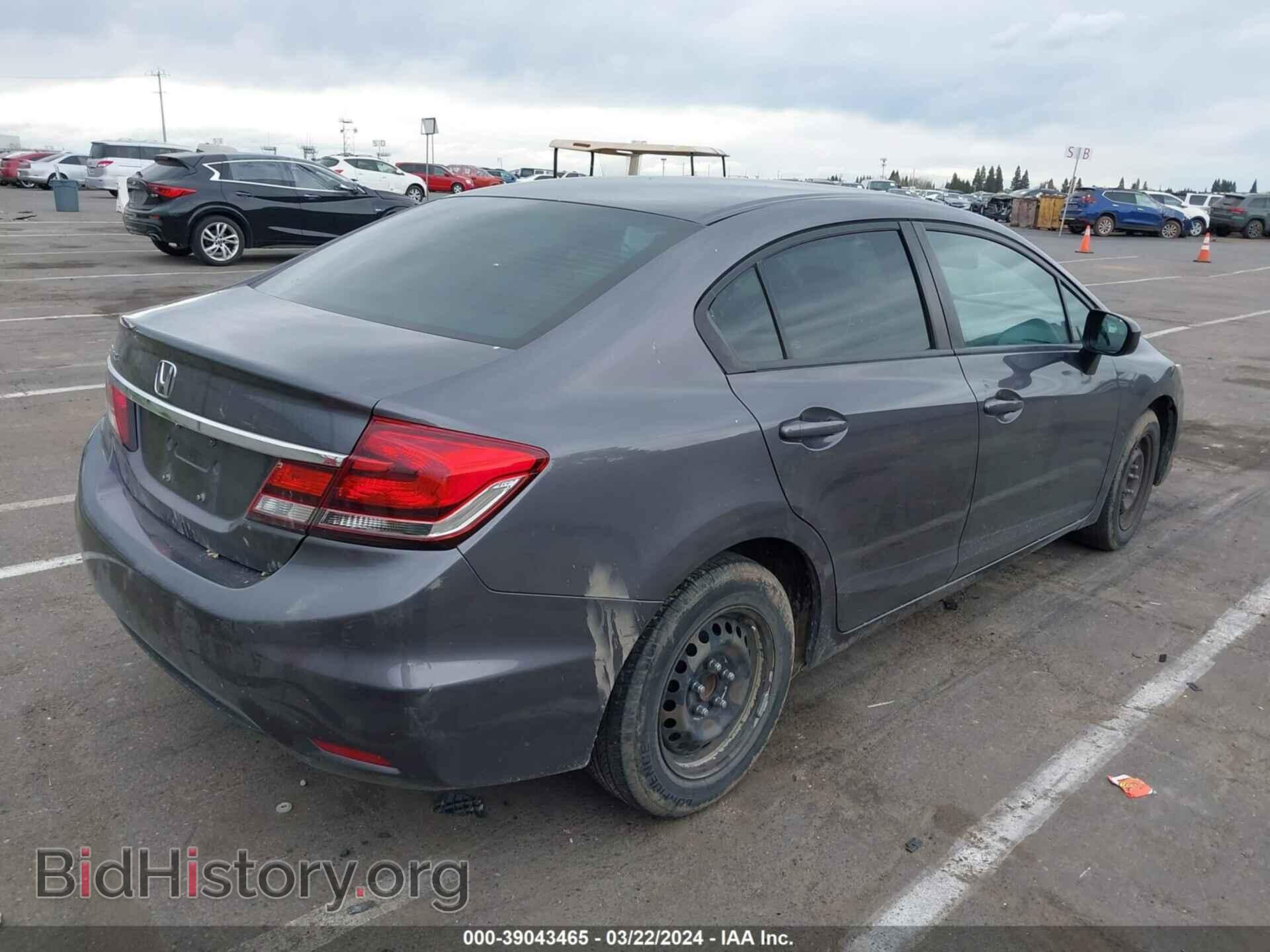 2014 HONDA CIVIC - VIN: 19XFB2F51EE245049 - Фото 4