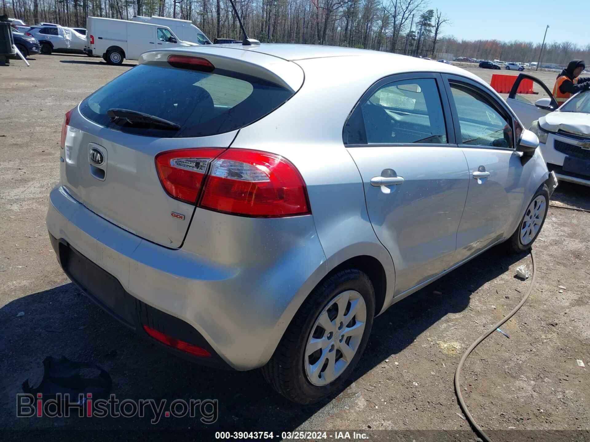 2013 KIA RIO - VIN: KNADM5A37D6213555 - Фото 4