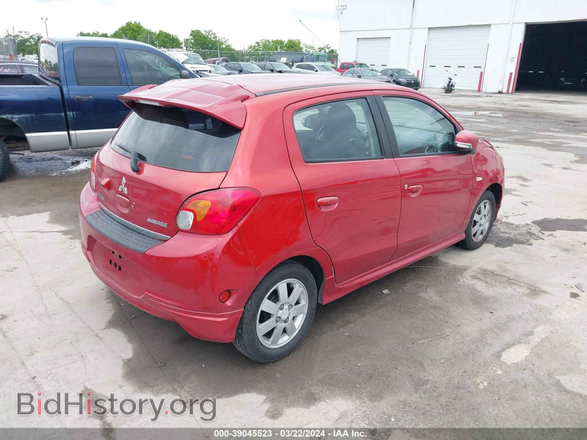 2014 MITSUBISHI MIRAGE - VIN: ML32A4HJ0EH003874 - Фото 4