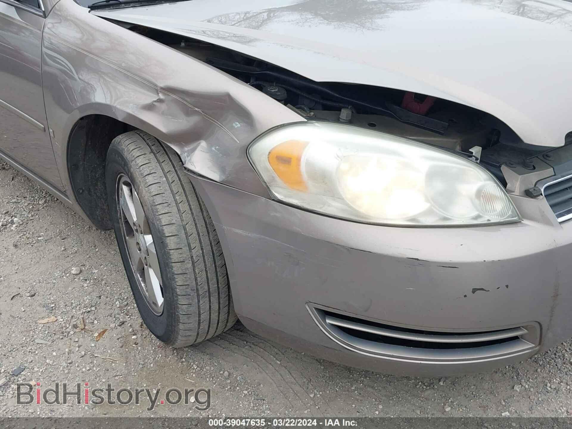 2006 CHEVROLET IMPALA - VIN: 2G1WT58K069117315 - Фото 6