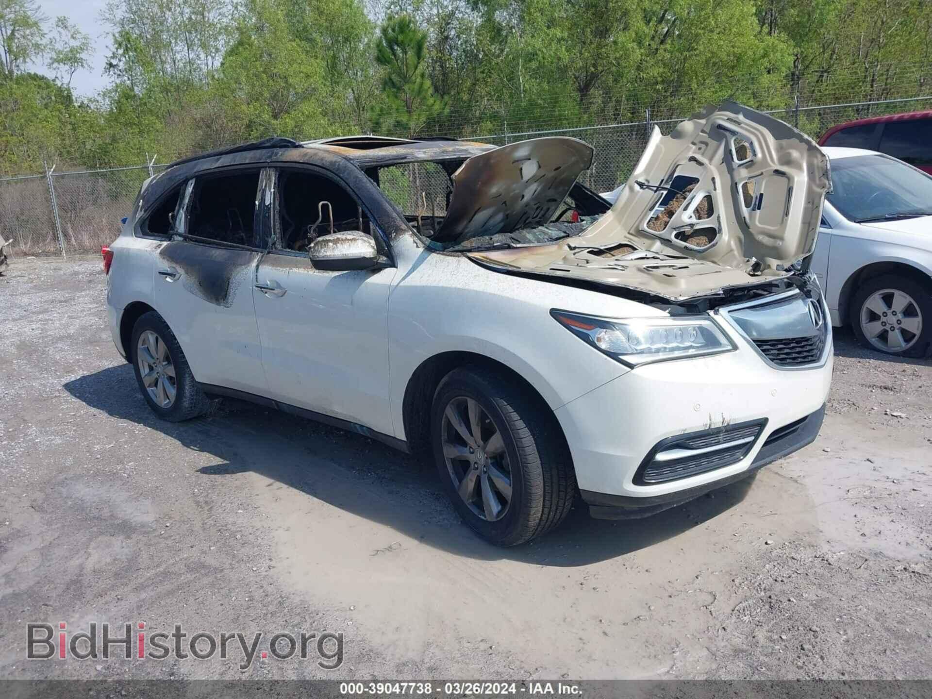 Фотография 5FRYD4H88FB019798 - ACURA MDX 2015