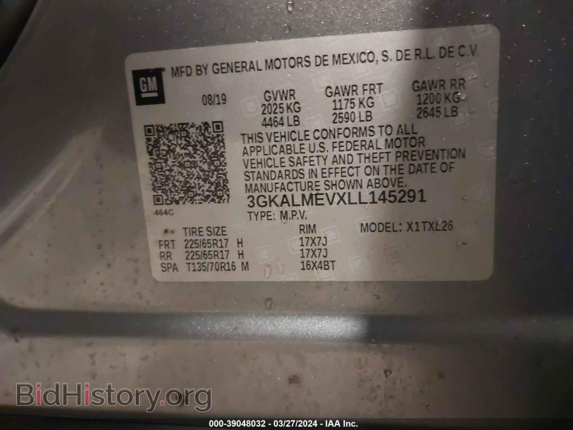 2020 GMC TERRAIN - VIN: 3GKALMEVXLL145291 - Фото 9