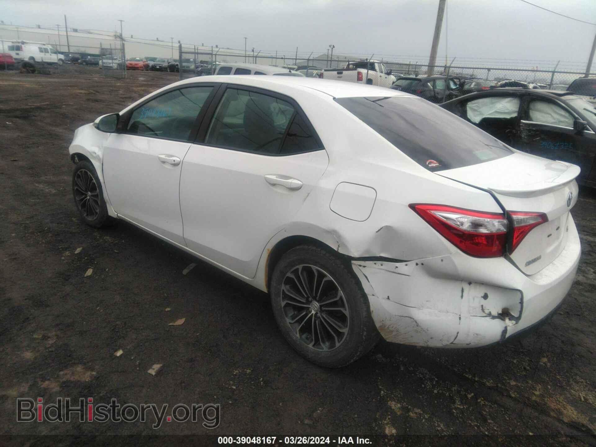 2015 TOYOTA COROLLA - VIN: 2T1BURHE2FC274526 - Фото 3