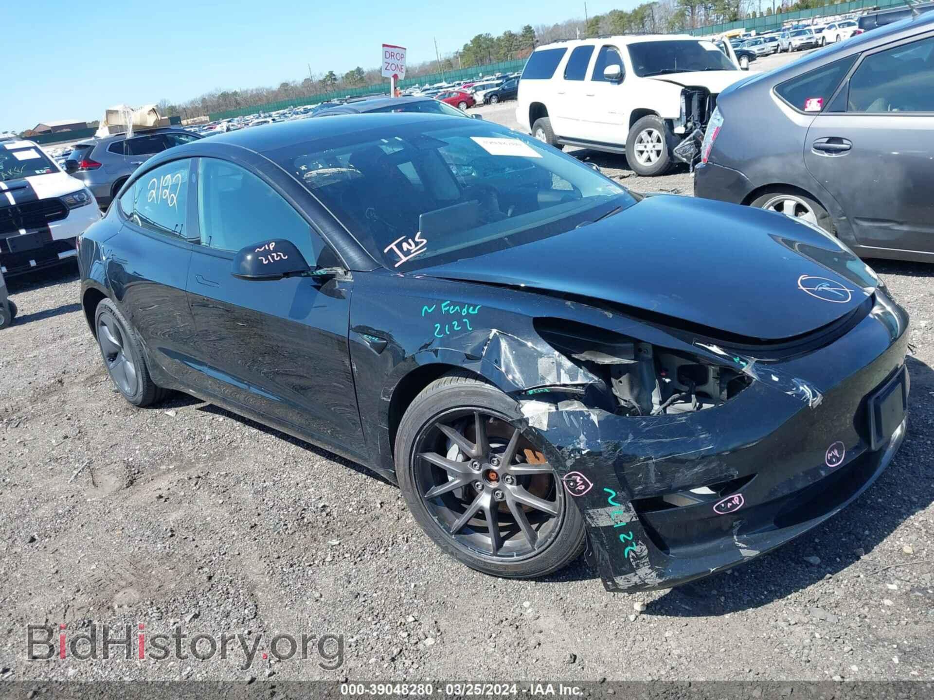 Photo 5YJ3E1EB3MF855216 - TESLA MODEL 3 2021