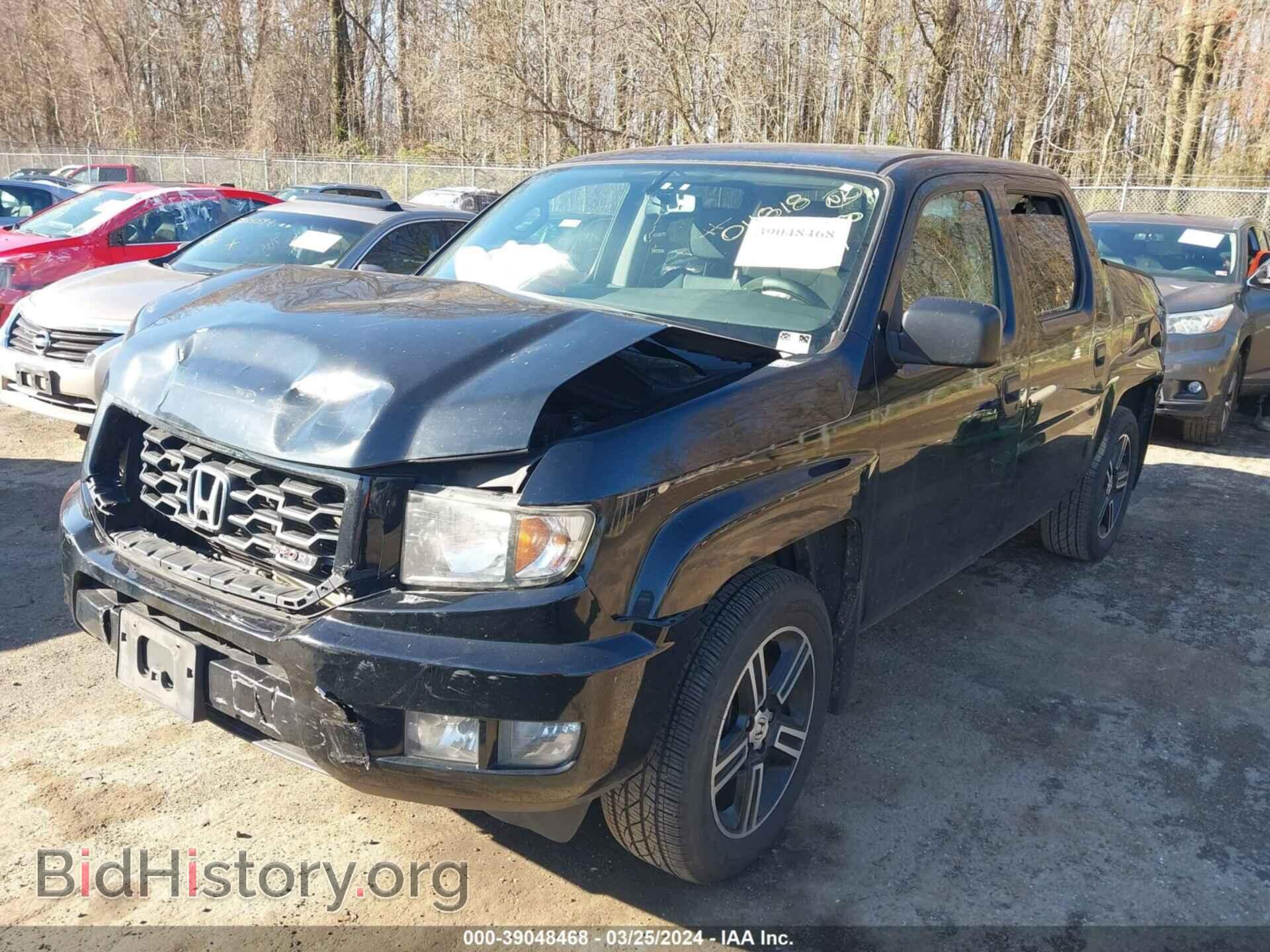 2014 HONDA RIDGELINE - VIN: 5FPYK1F76EB011818 - Фото 2