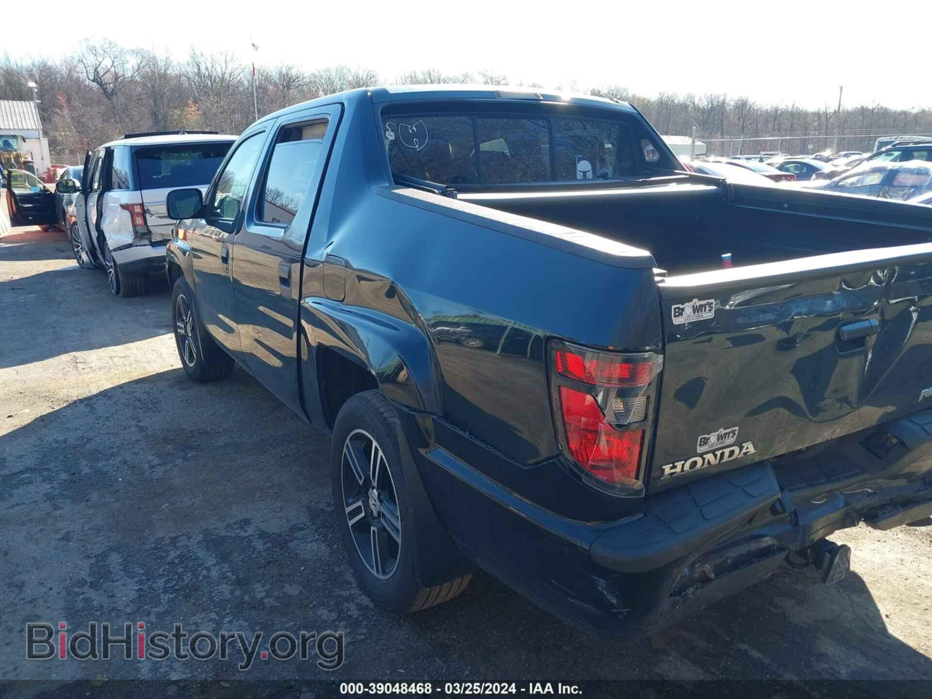 2014 HONDA RIDGELINE - VIN: 5FPYK1F76EB011818 - Фото 3