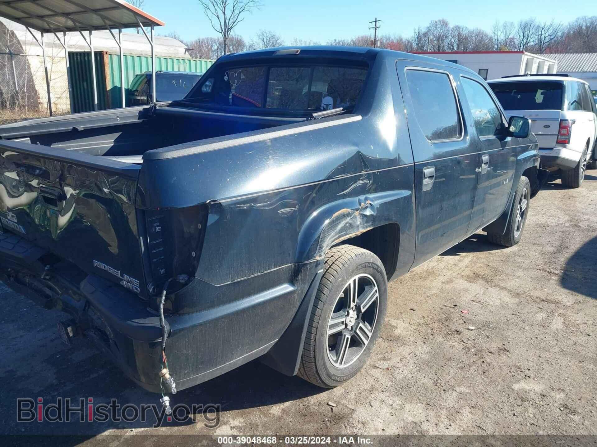 2014 HONDA RIDGELINE - VIN: 5FPYK1F76EB011818 - Фото 4