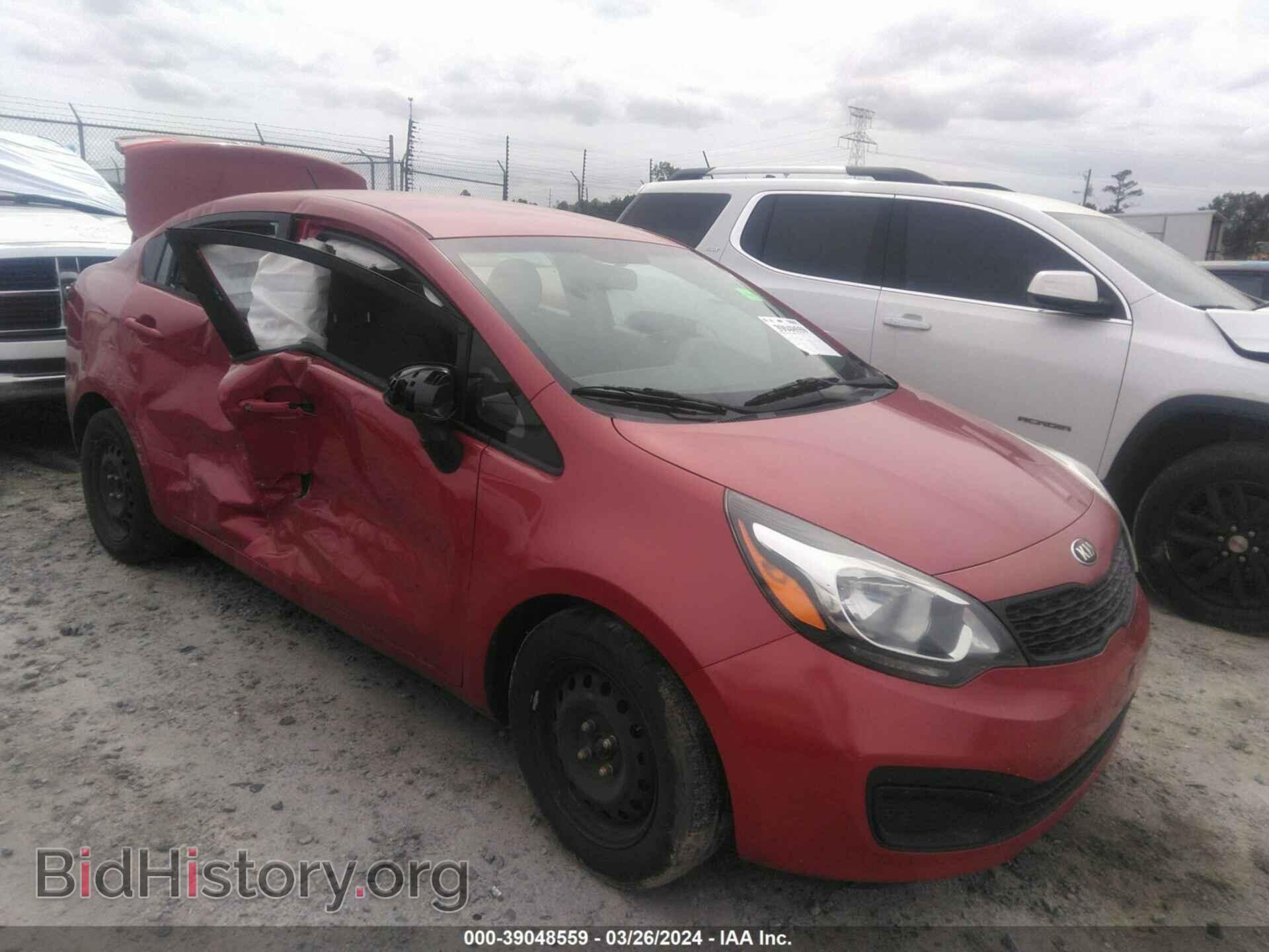 Фотография KNADM4A39E6344191 - KIA RIO 2014