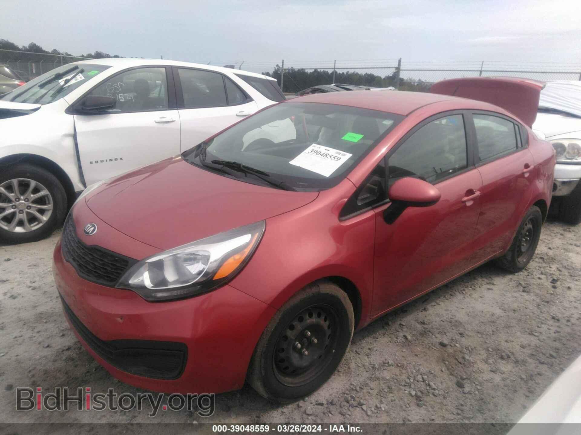 2014 KIA RIO - VIN: KNADM4A39E6344191 - Фото 2