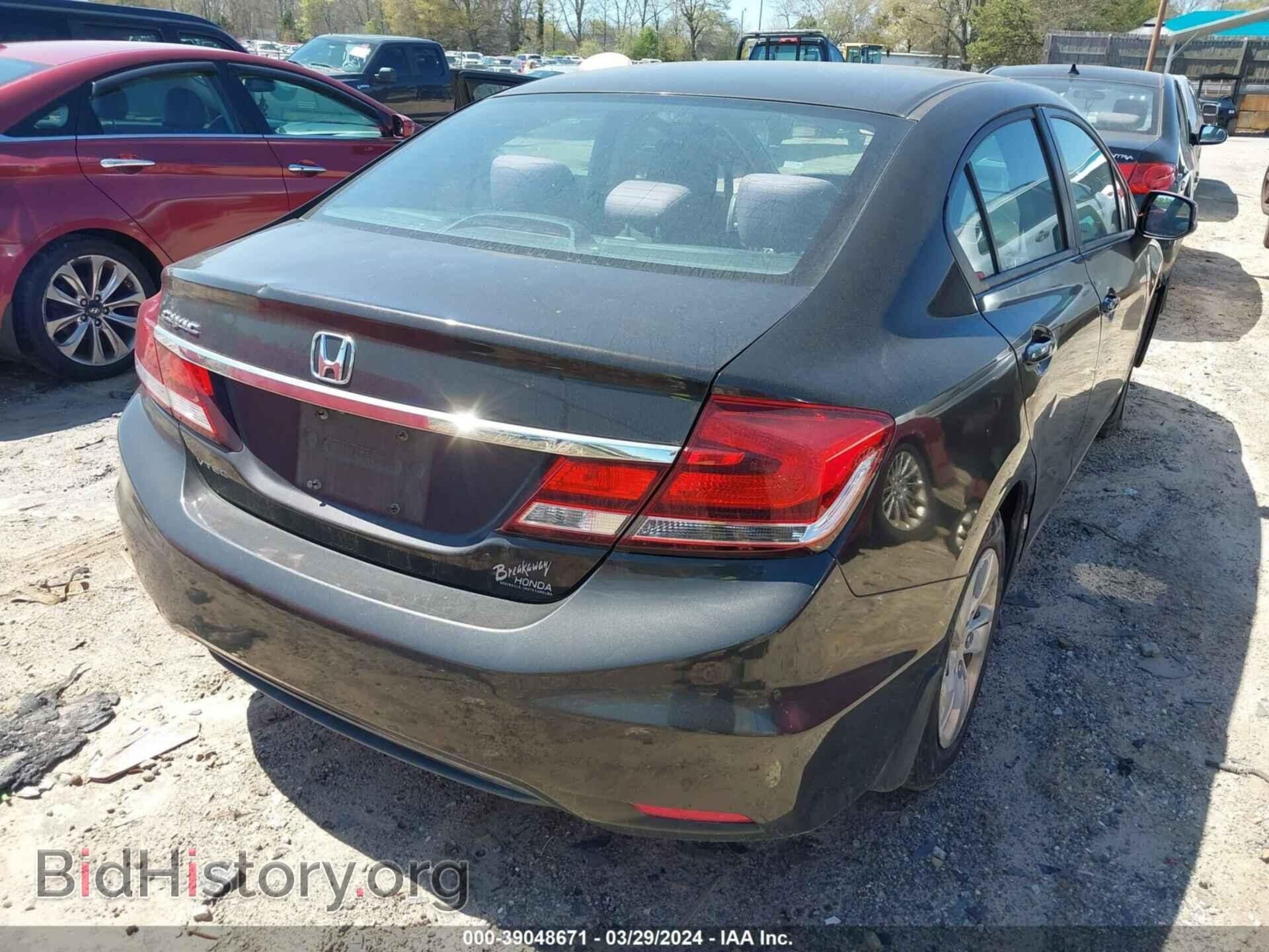 2013 HONDA CIVIC - VIN: 2HGFB2F59DH556930 - Фото 4