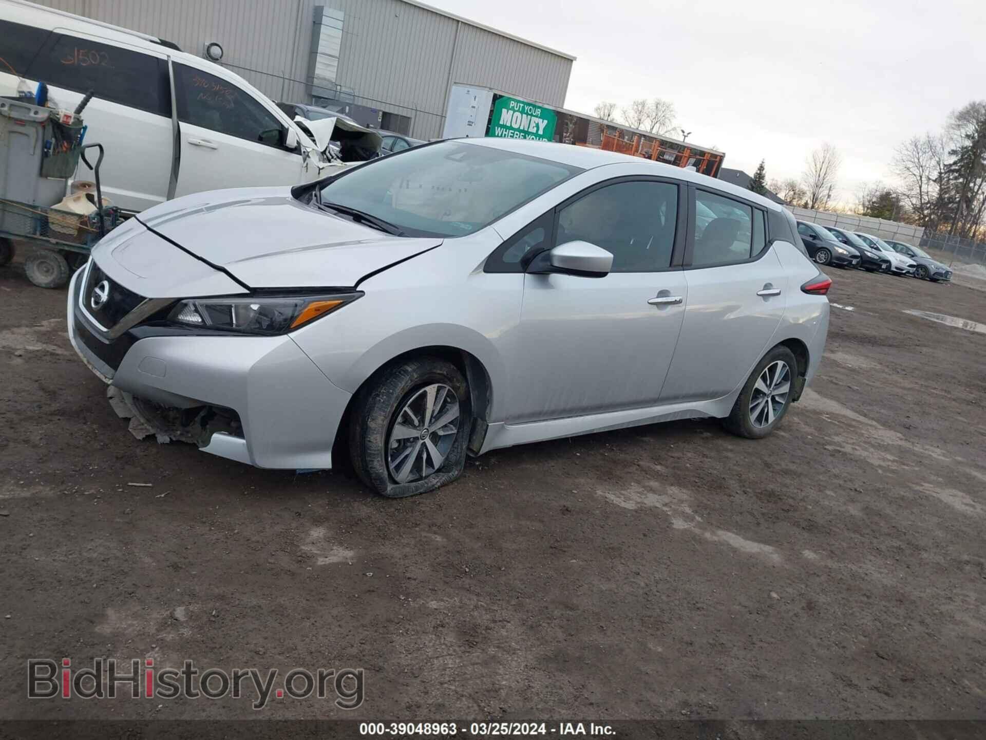 2021 NISSAN LEAF - VIN: 1N4BZ1BV2MC553904 - Фото 2