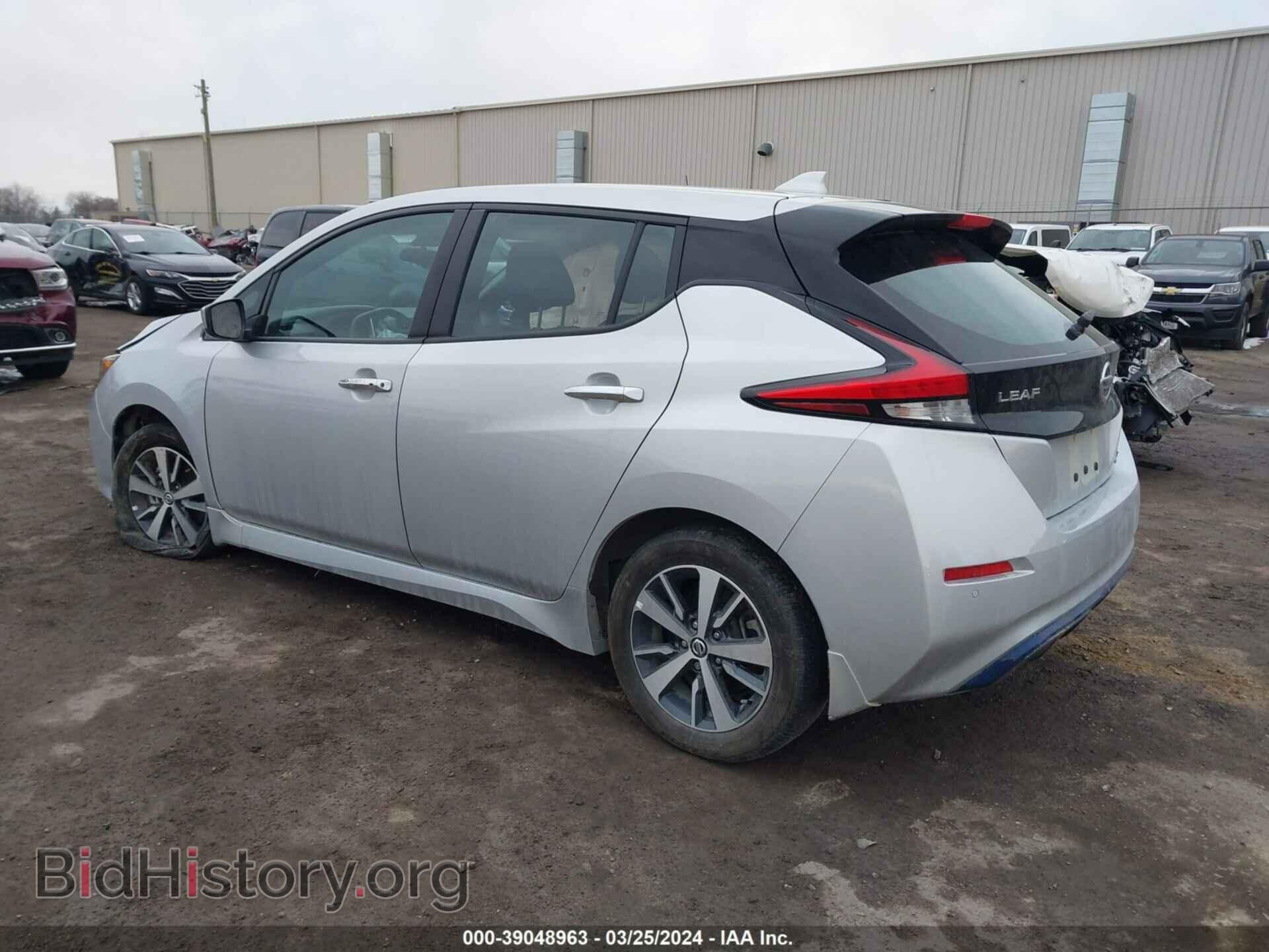 2021 NISSAN LEAF - VIN: 1N4BZ1BV2MC553904 - Фото 3