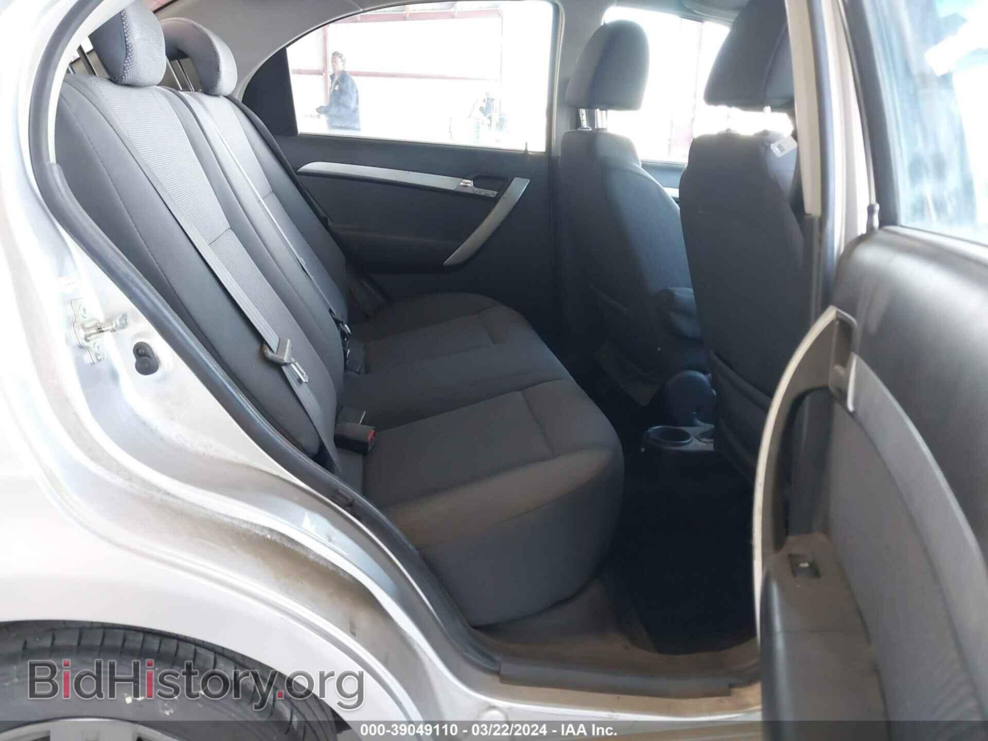 2011 CHEVROLET AVEO - VIN: KL1TD5DE6BB154621 - Фото 8