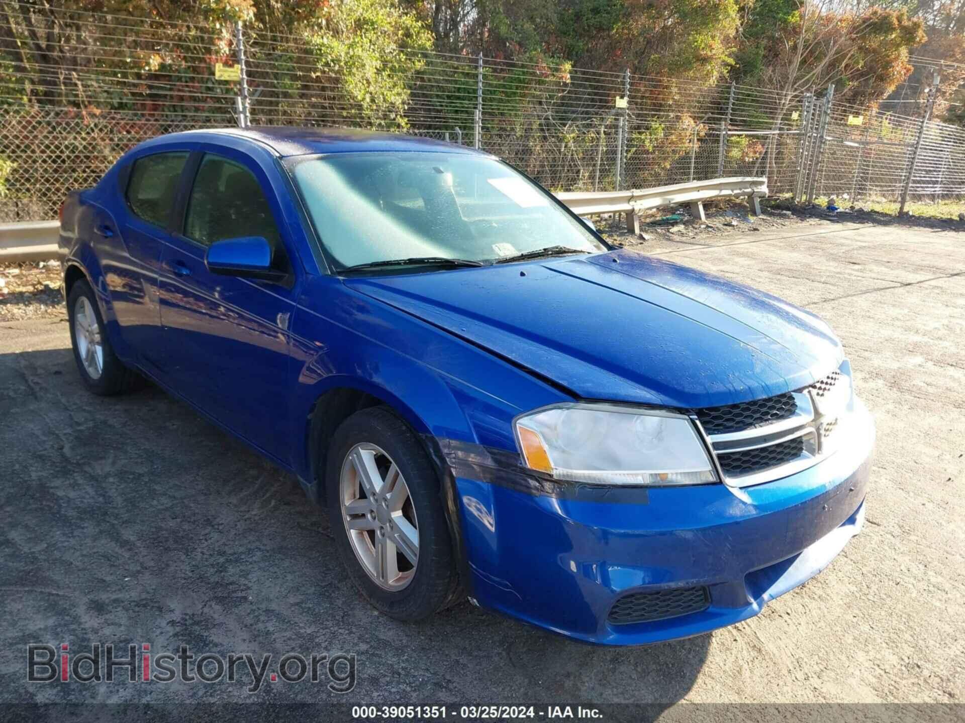 Photo 1C3CDZCB7CN148502 - DODGE AVENGER 2012