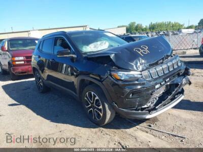 2022 Jeep COMPASS Limited 4X4, черный — VIN 3C4NJDCB2NT160298, IAAI