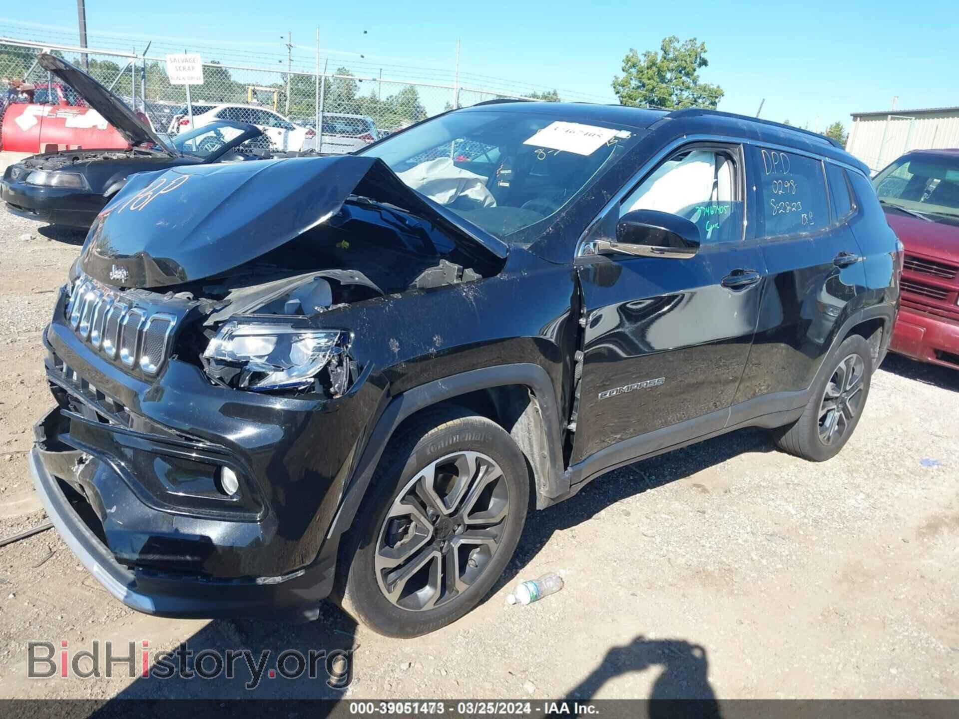 2022 JEEP COMPASS - VIN: 3C4NJDCB2NT160298 - Фото 2