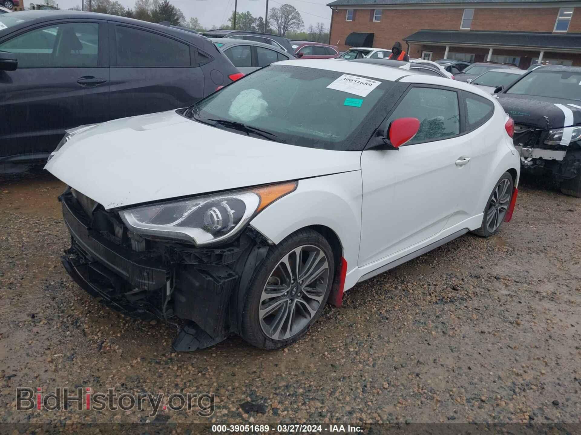 2016 HYUNDAI VELOSTER - VIN: KMHTC6AEXGU285967 - Фото 2