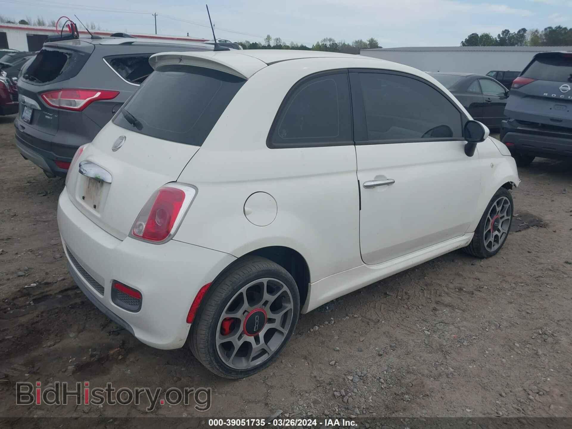 2012 FIAT 500 - VIN: 3C3CFFBR6CT131438 - Фото 4