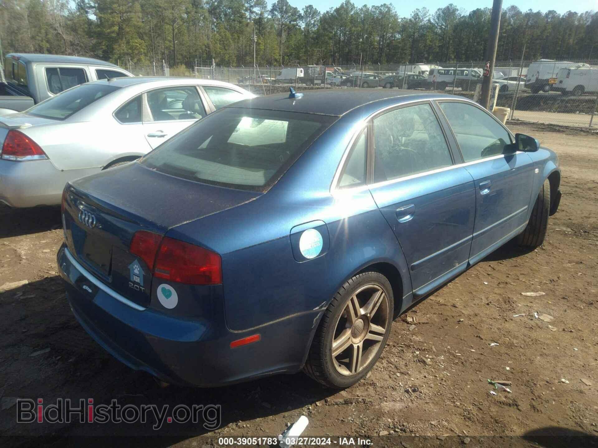 2008 AUDI A4 - VIN: WAUAF78E88A059148 - Фото 4