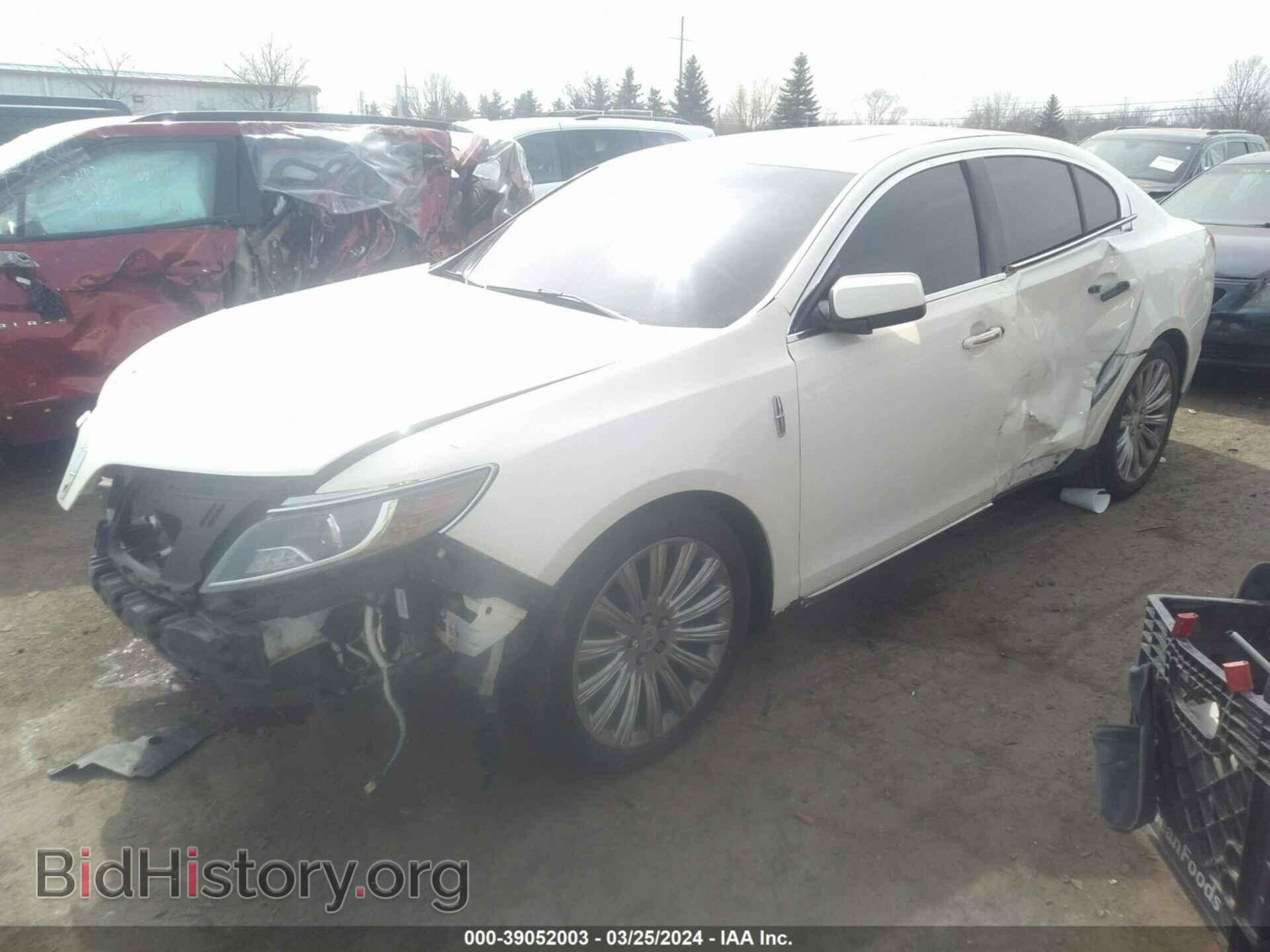 2013 LINCOLN MKS - VIN: 1LNHL9DKXDG608823 - Фото 2