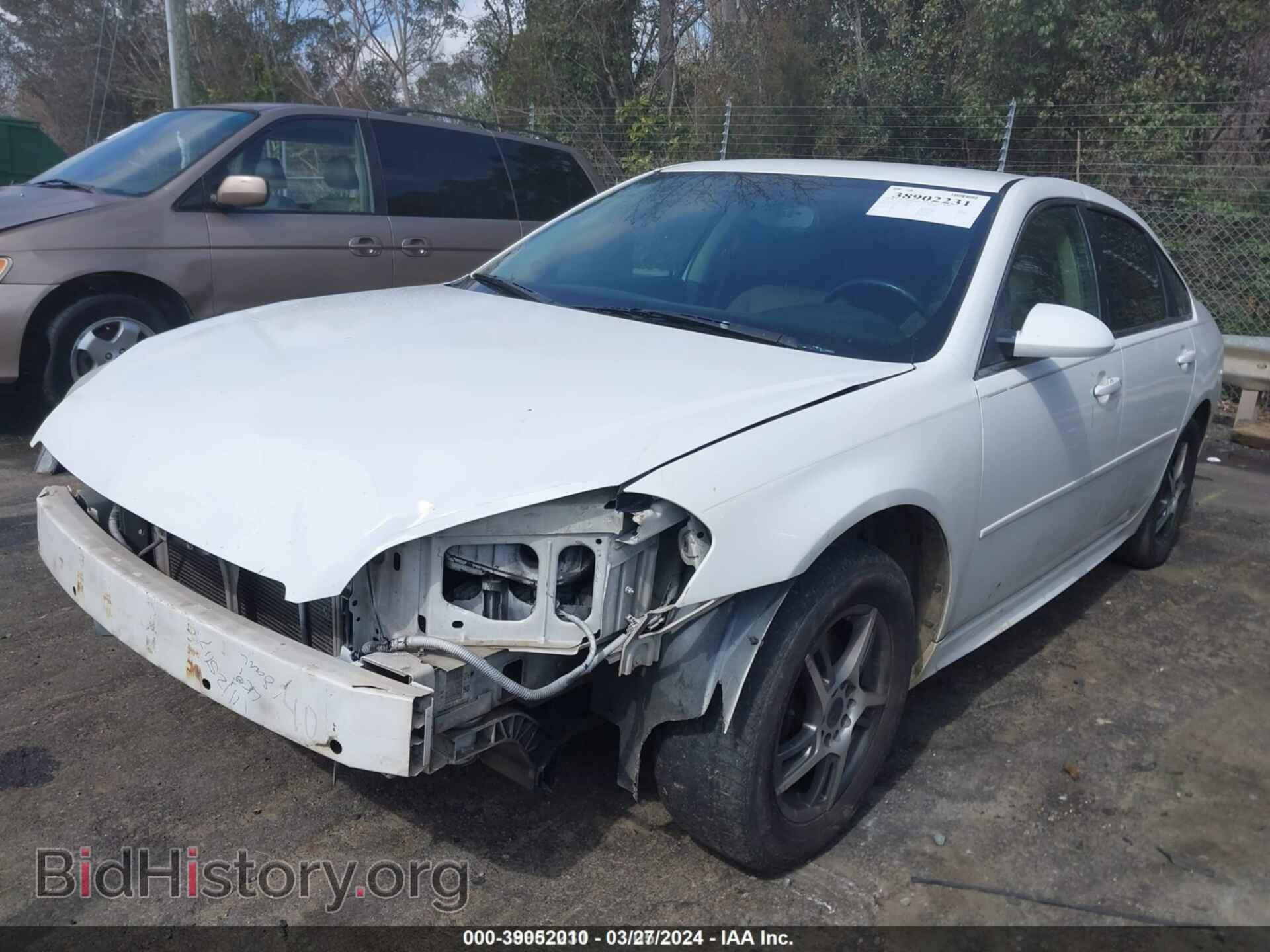 2012 CHEVROLET IMPALA - VIN: 2G1WF5E35C1287748 - Фото 2