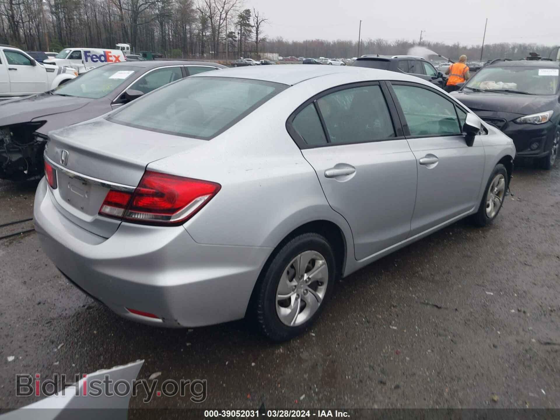 2013 HONDA CIVIC - VIN: 2HGFB2F54DH542708 - Фото 4