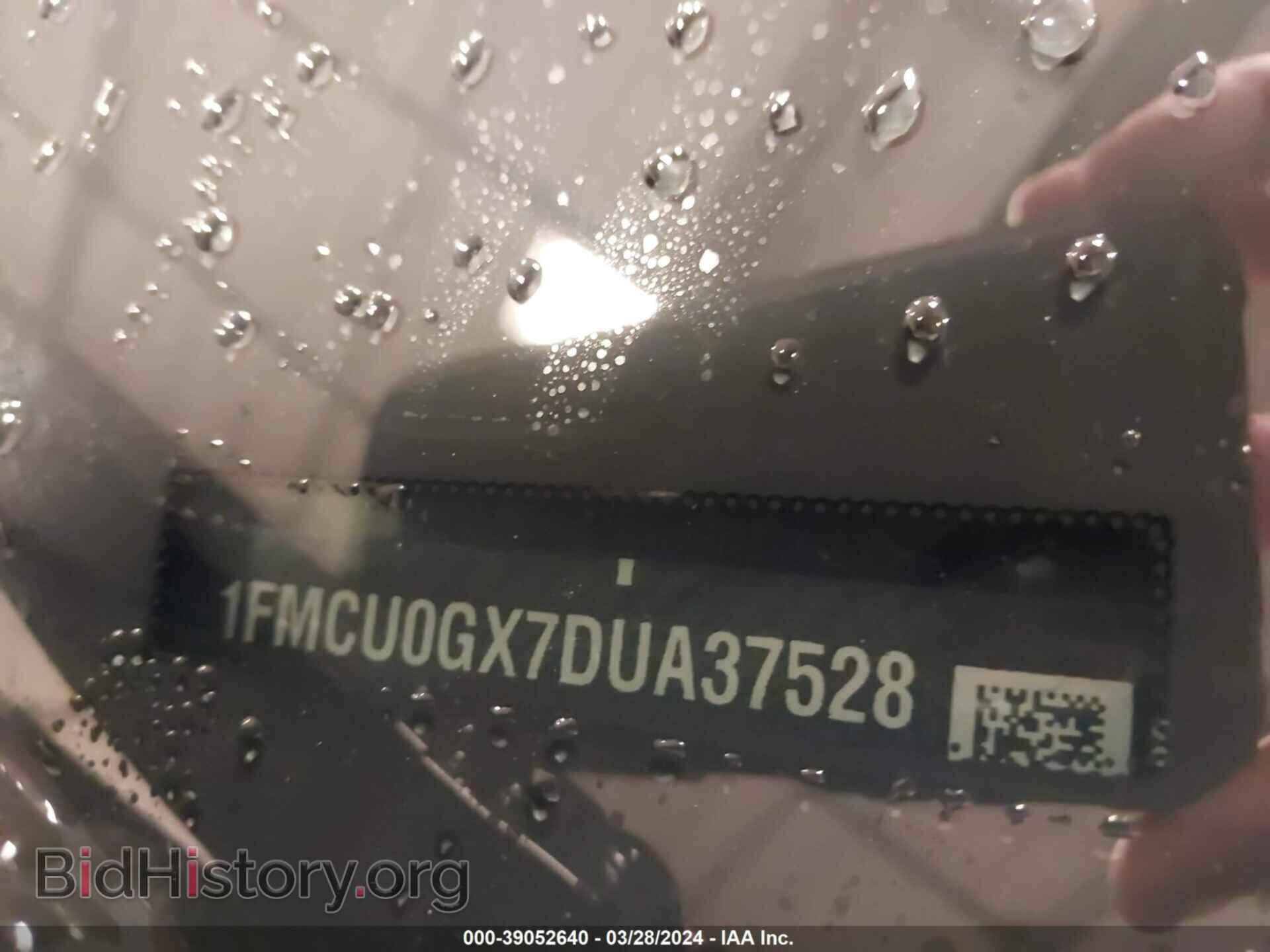 2013 FORD ESCAPE - VIN: 1FMCU0GX7DUA37528 - Фото 9