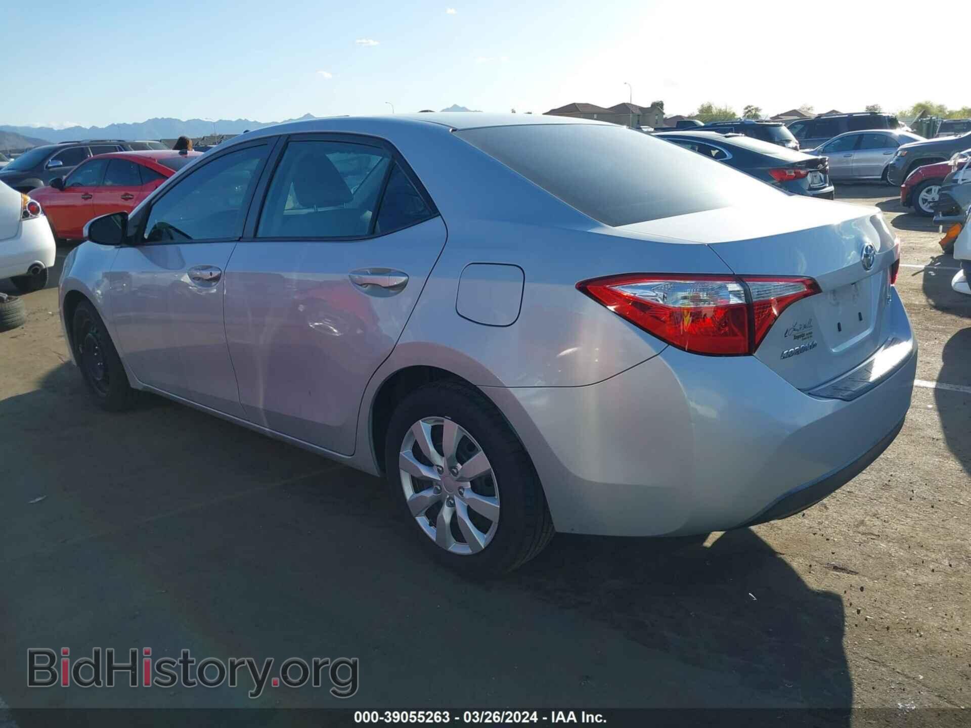2014 TOYOTA COROLLA - VIN: 2T1BURHE7EC004173 - Фото 3