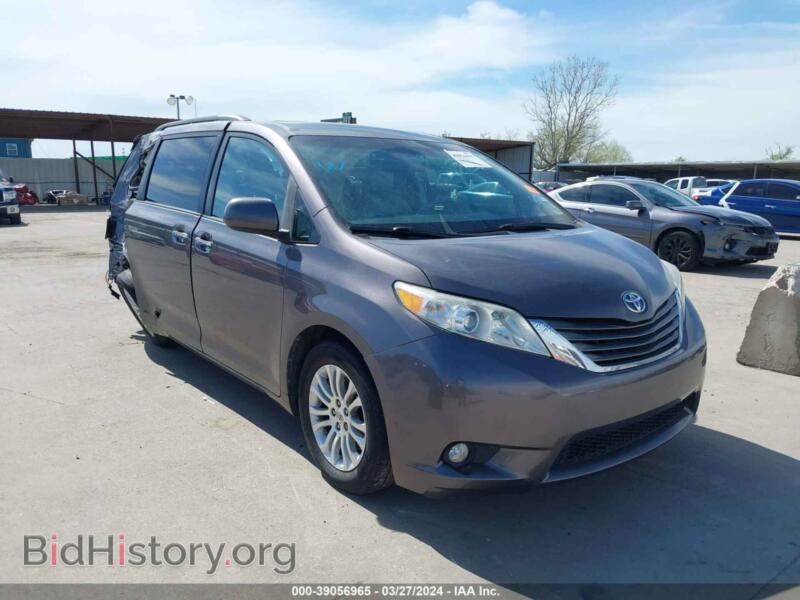 2011 Toyota SIENNA XLE V6 (VIN 5TDYK3DC3BS020438) — фото 1 из 16, IAAI, повреждение: правый бок