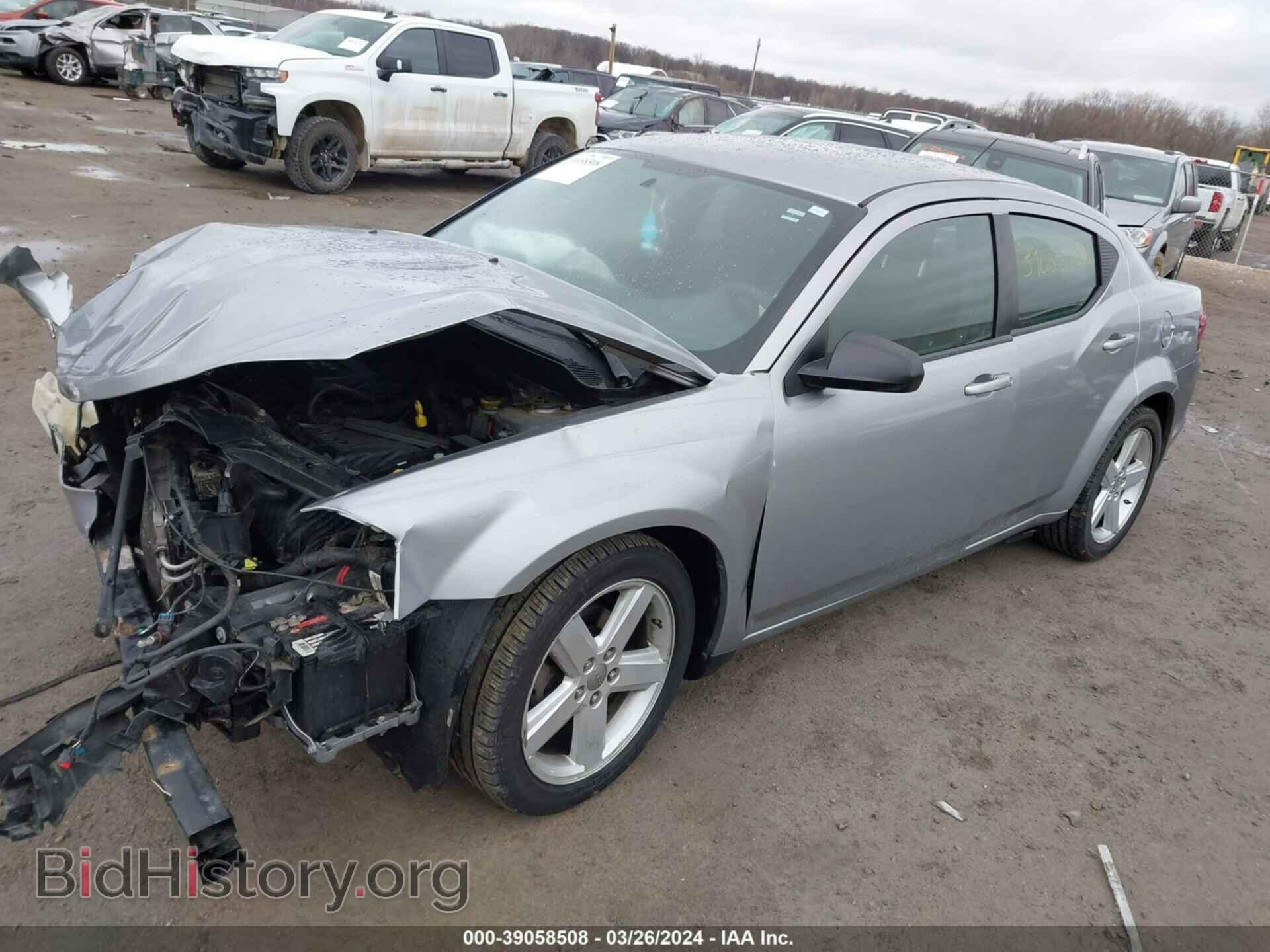 2013 DODGE AVENGER - VIN: 1C3CDZAB7DN708314 - Фото 2
