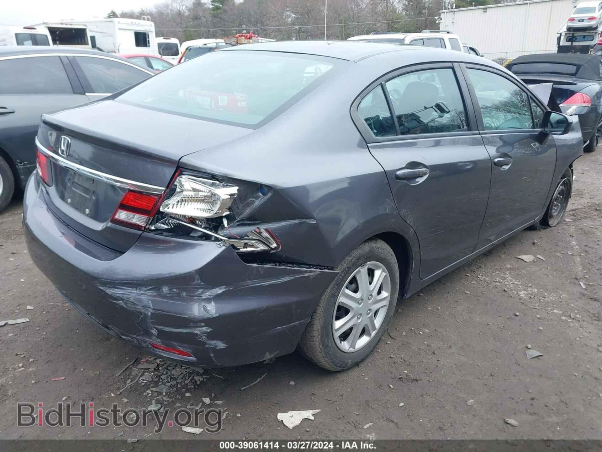 2015 HONDA CIVIC - VIN: 2HGFB2F50FH504802 - Фото 4