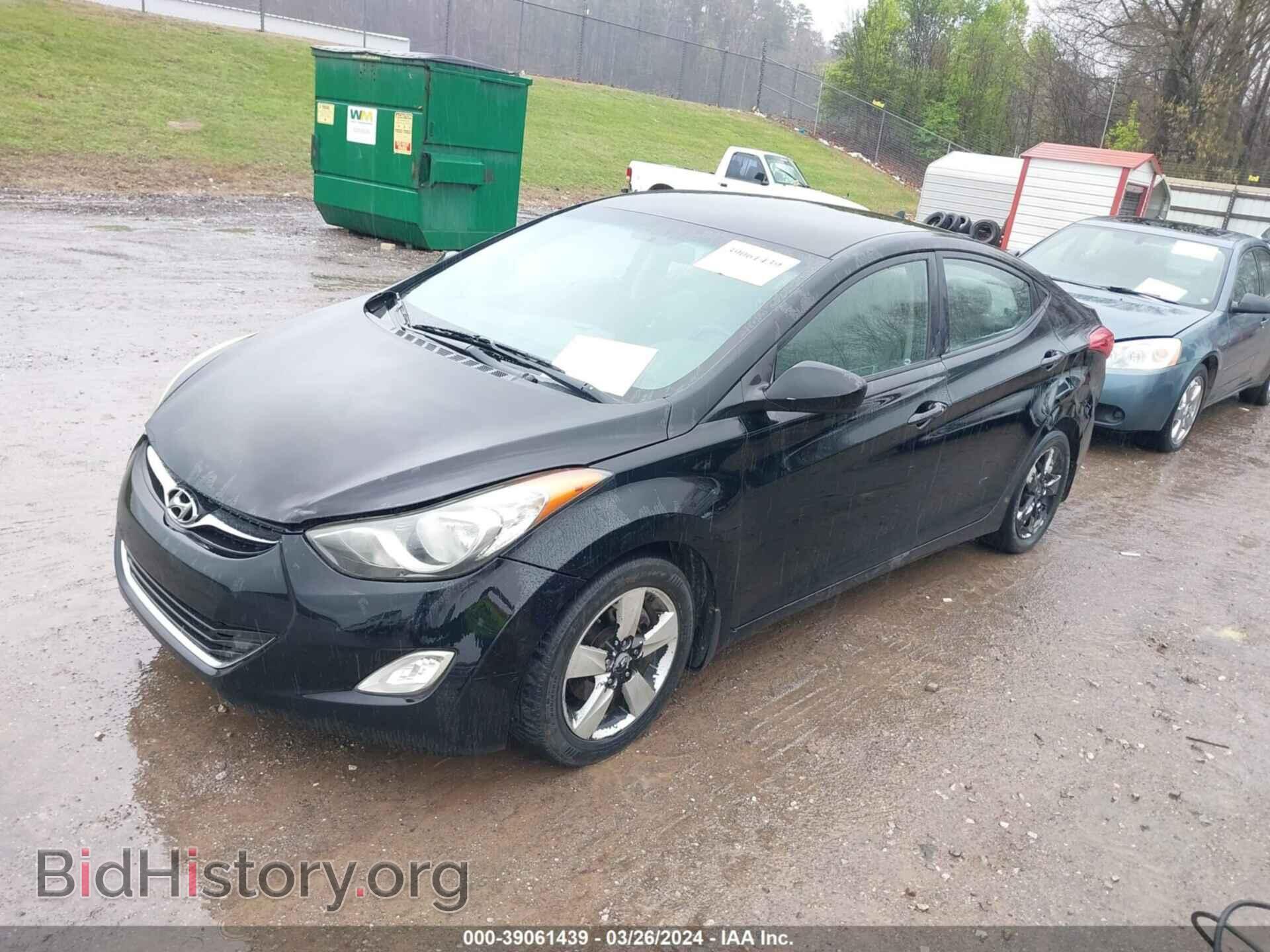 2012 HYUNDAI ELANTRA - VIN: 5NPDH4AE1CH089113 - Фото 2