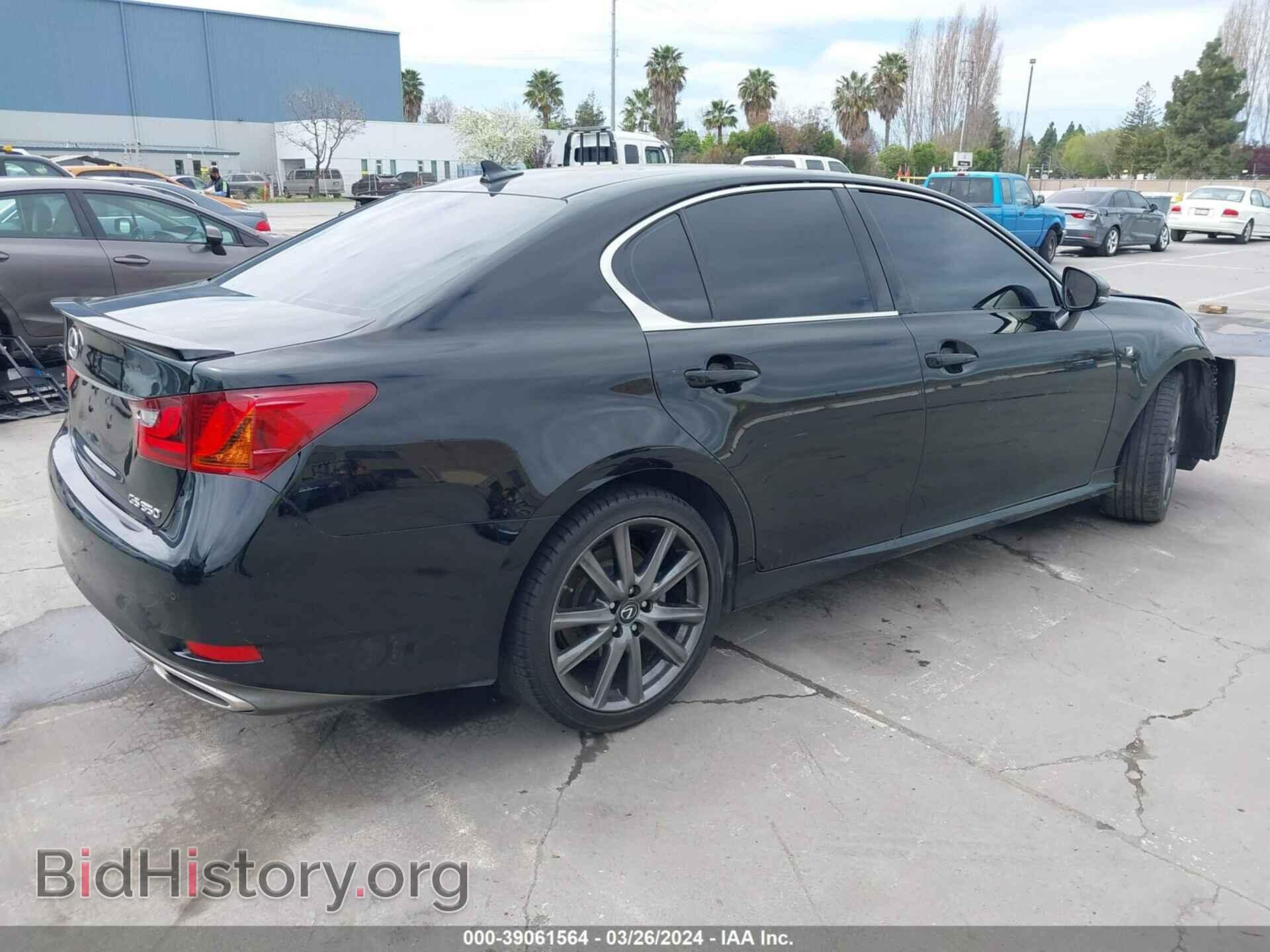 2014 LEXUS GS 350 - VIN: JTHBE1BL4E5035737 - Фото 4
