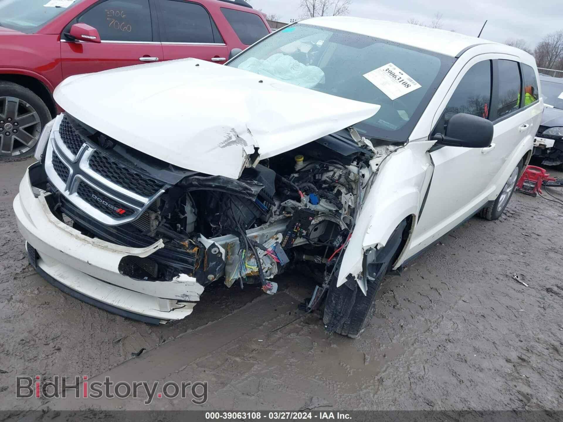2014 DODGE JOURNEY - VIN: 3C4PDCAB2ET277862 - Фото 2