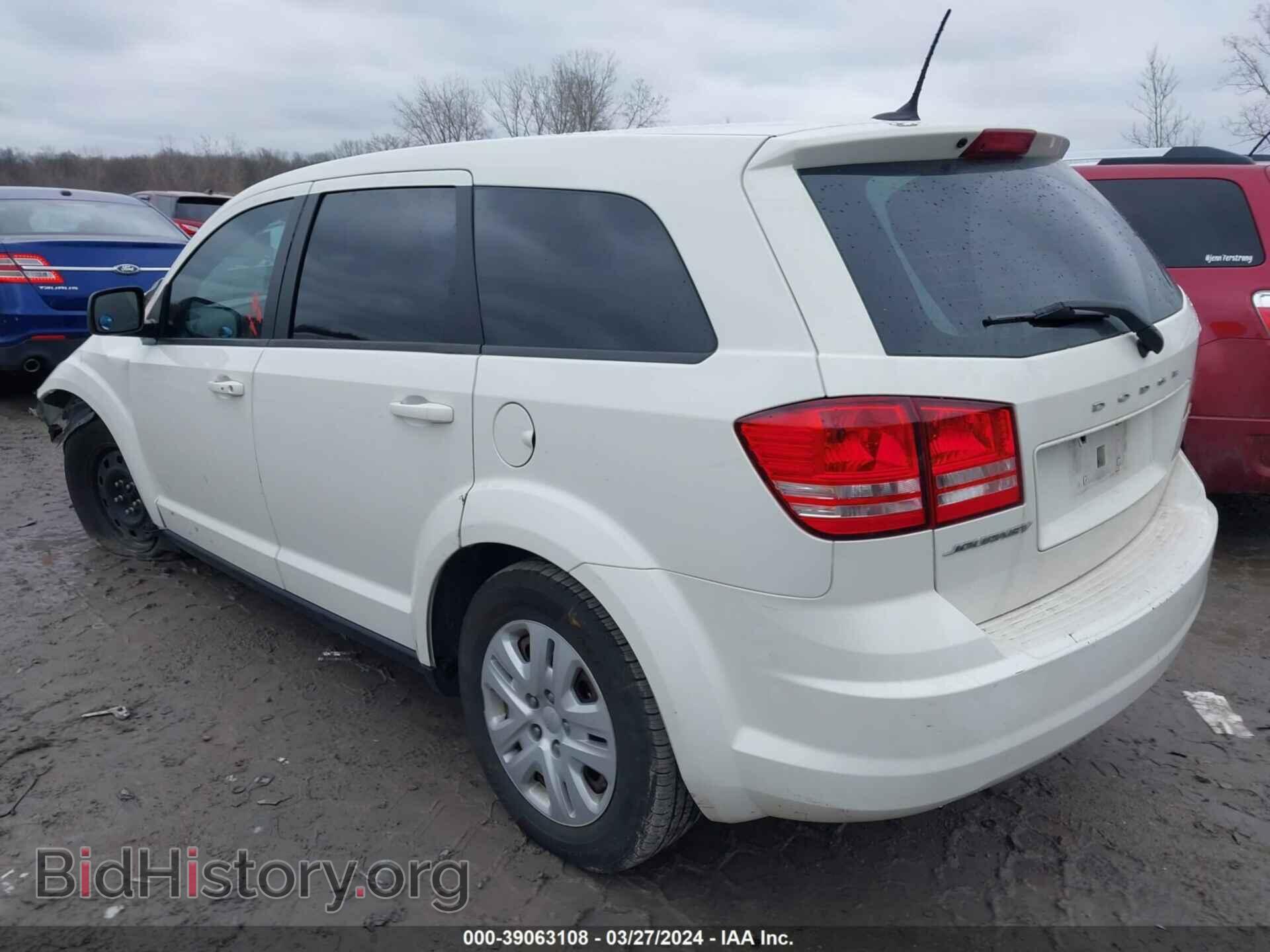 2014 DODGE JOURNEY - VIN: 3C4PDCAB2ET277862 - Фото 3