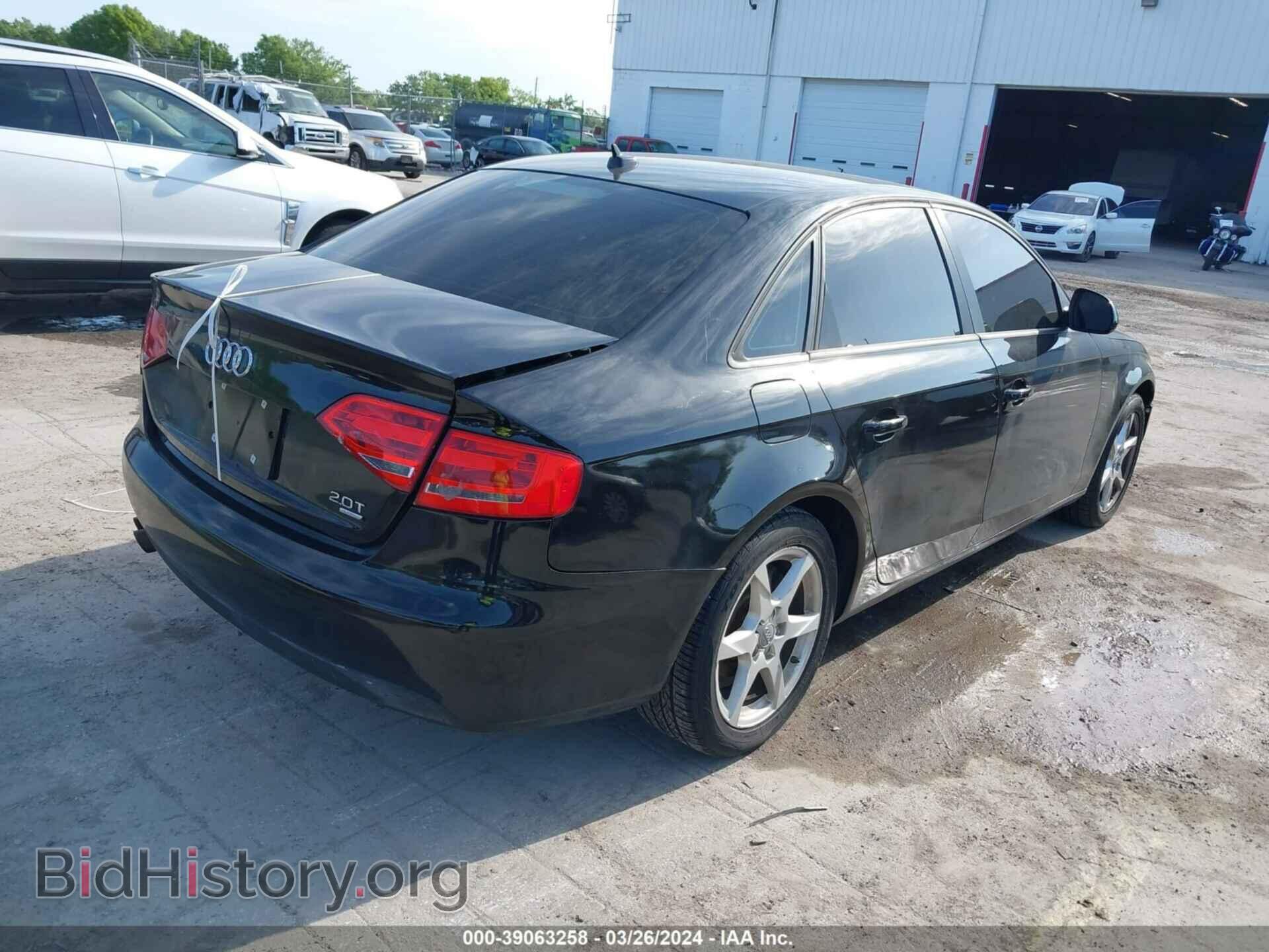 2009 AUDI A4 - VIN: WAULF78KX9N014124 - Фото 4